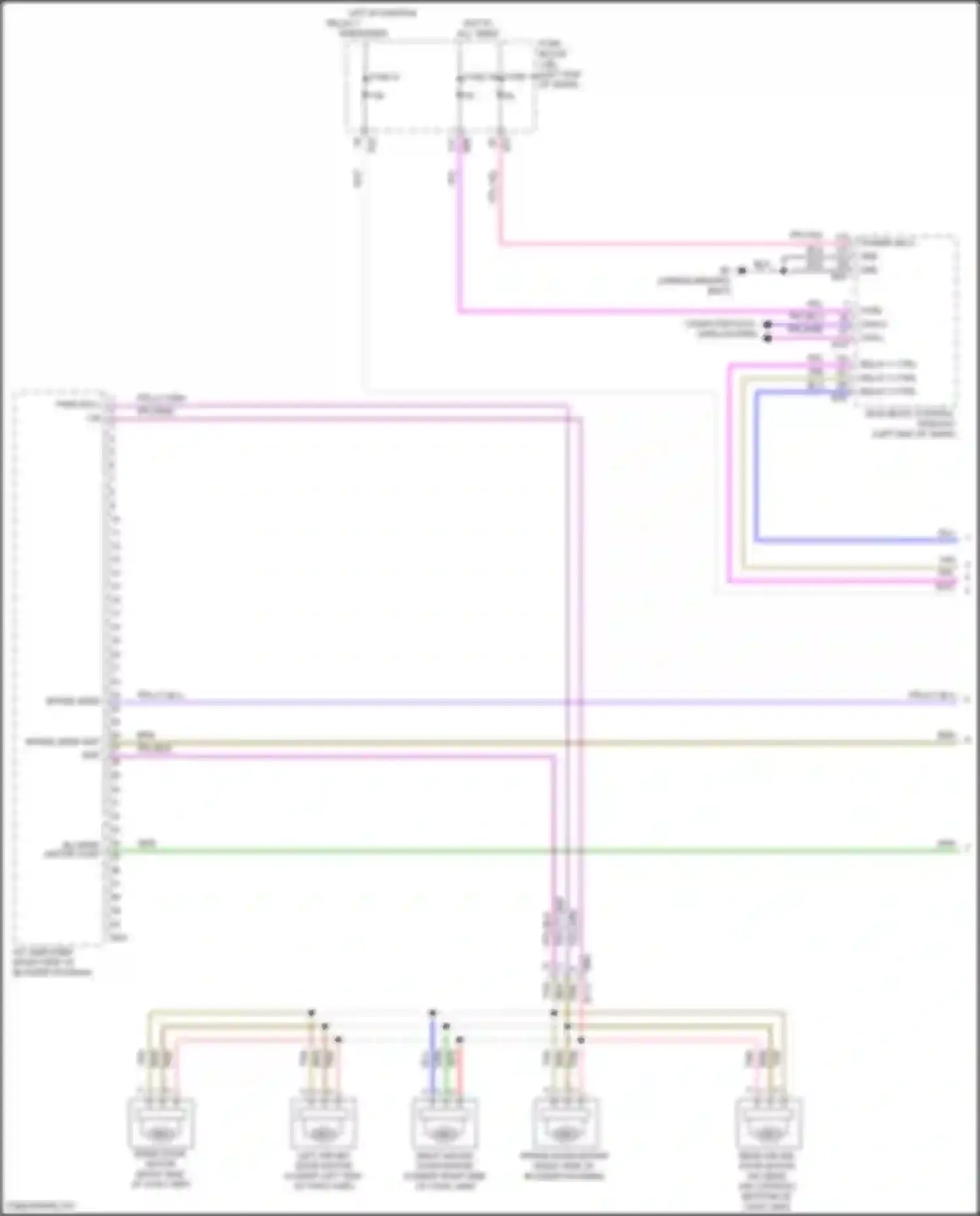 Wiring diagram red for Nissan Rogue III (2020-2024) (104 of 109)
