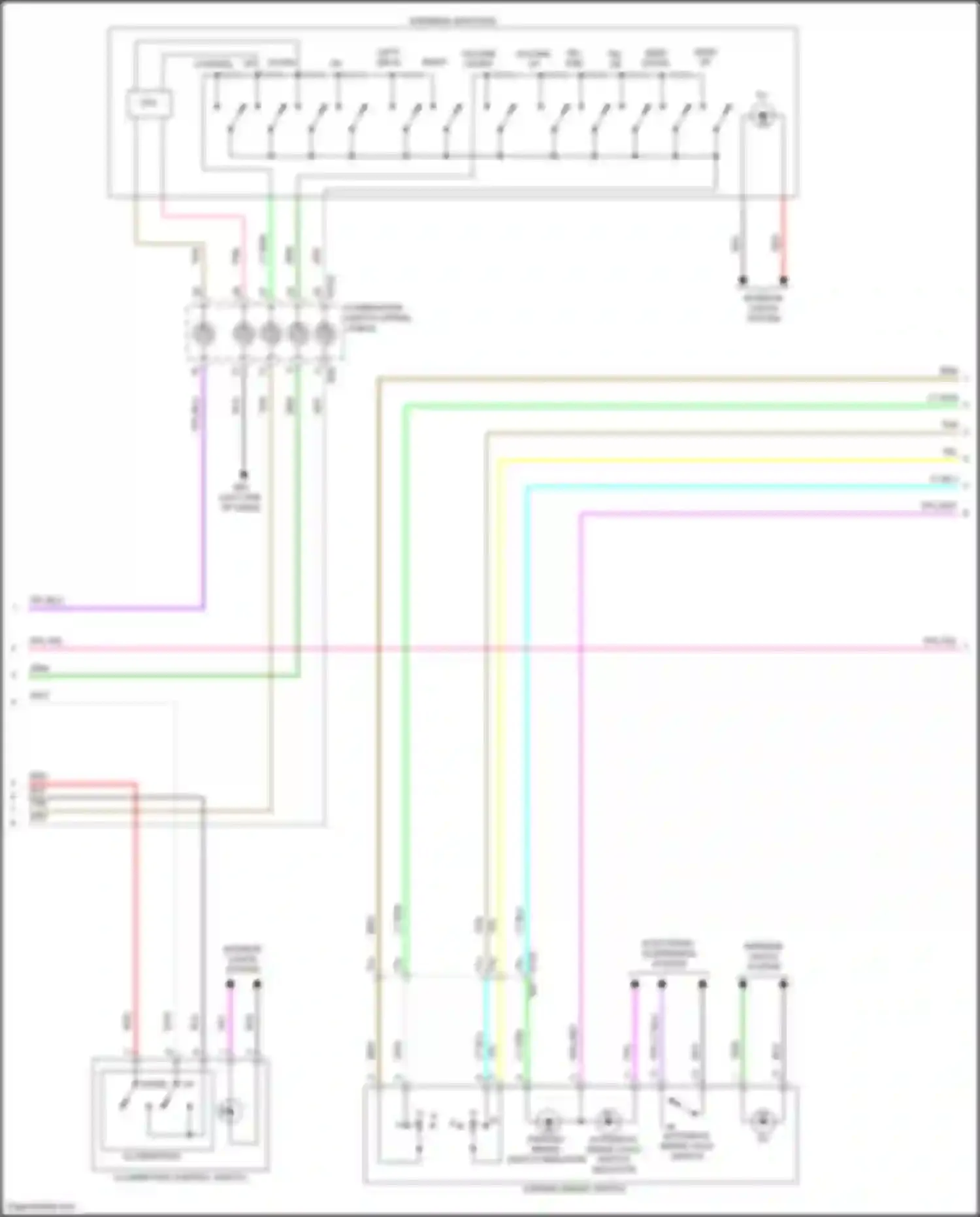 Wiring diagram tel end for Nissan Rogue III (2020-2024) (1 of 5)