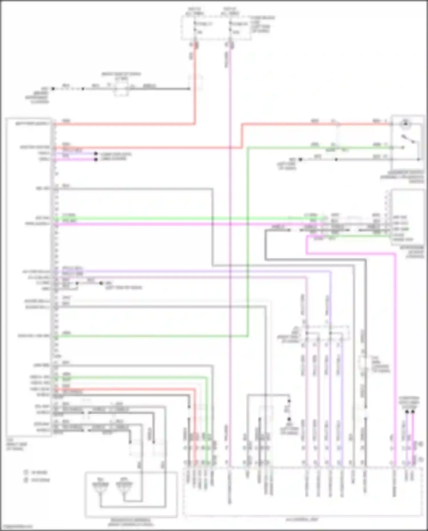 Wiring diagram v bus sig for Nissan Rogue III (2020-2024) (5 of 5)