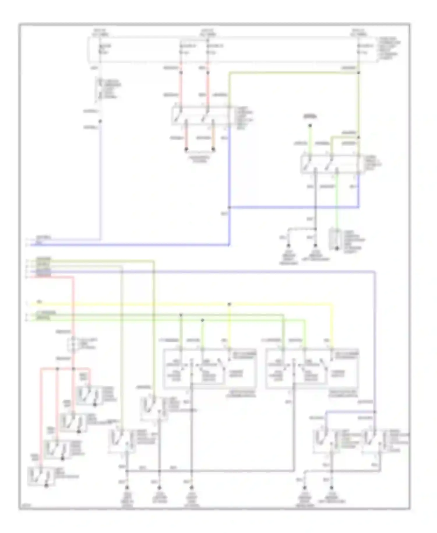 Sentra Nissan B14 (1994-1999): Anti-theft circuit (2 of 2)