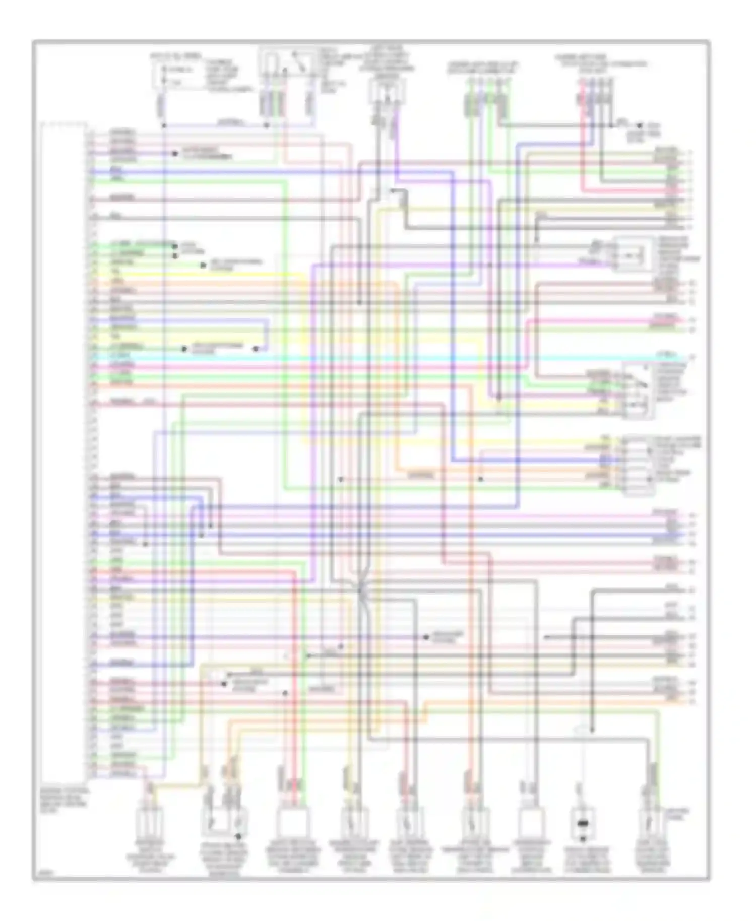 Sentra Nissan B14 (1994-1999): Wiring diagram engine performance 1.6ls (1 of 3)