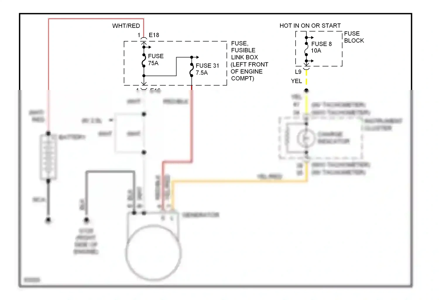 Wiring diagram compt) for Nissan Sentra B14 (1994-1999) (1 of 1)