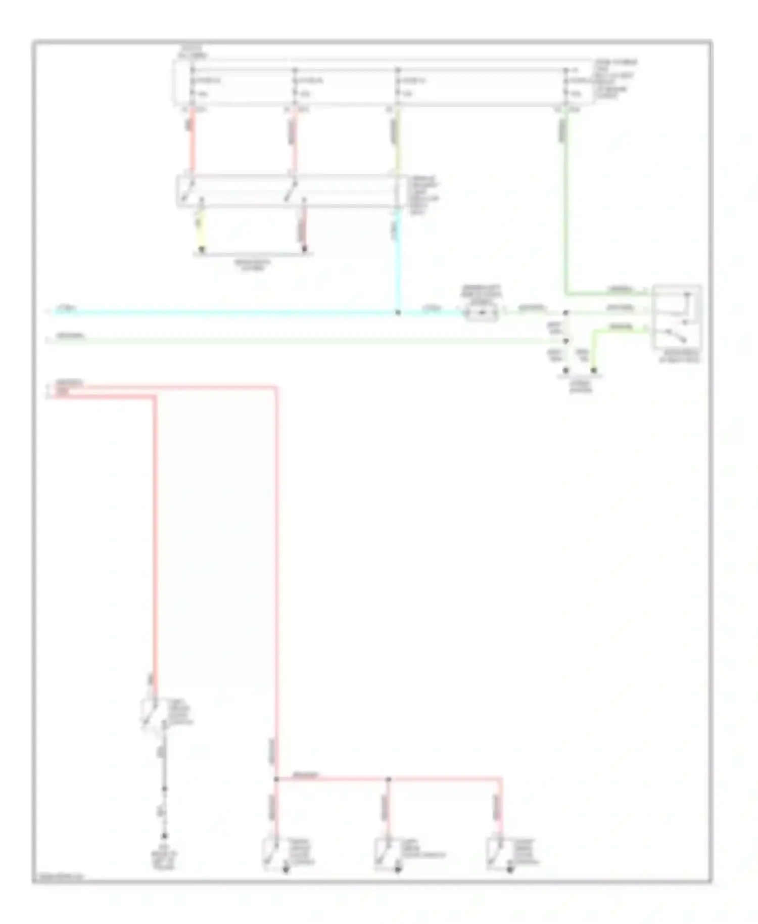 Sentra Nissan B15 (1998-2006): Forced entry circuit (2 of 2)