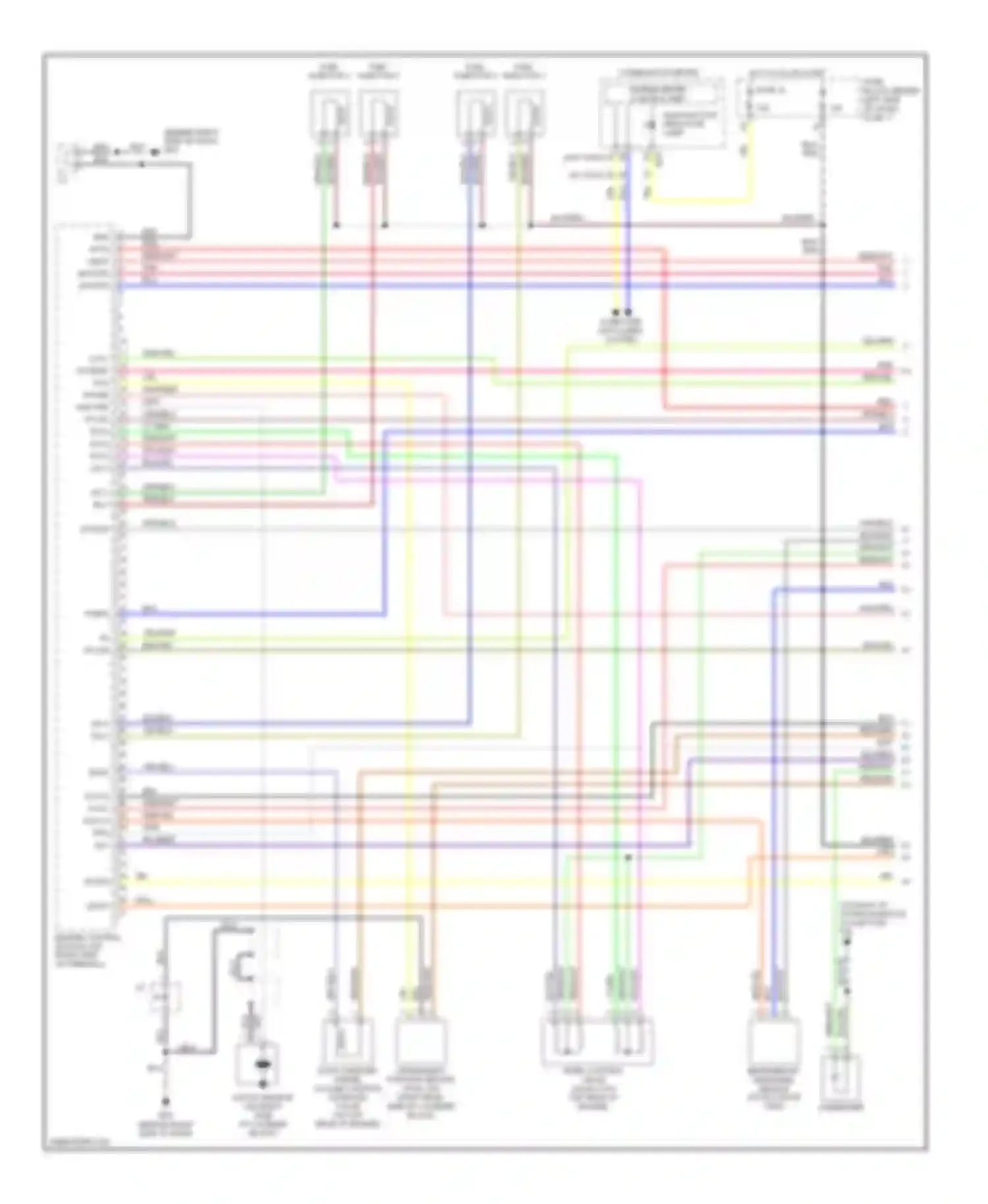 Sentra Nissan B15 (1998-2006): Wiring diagram engine performance 1.8l (1 of 4)