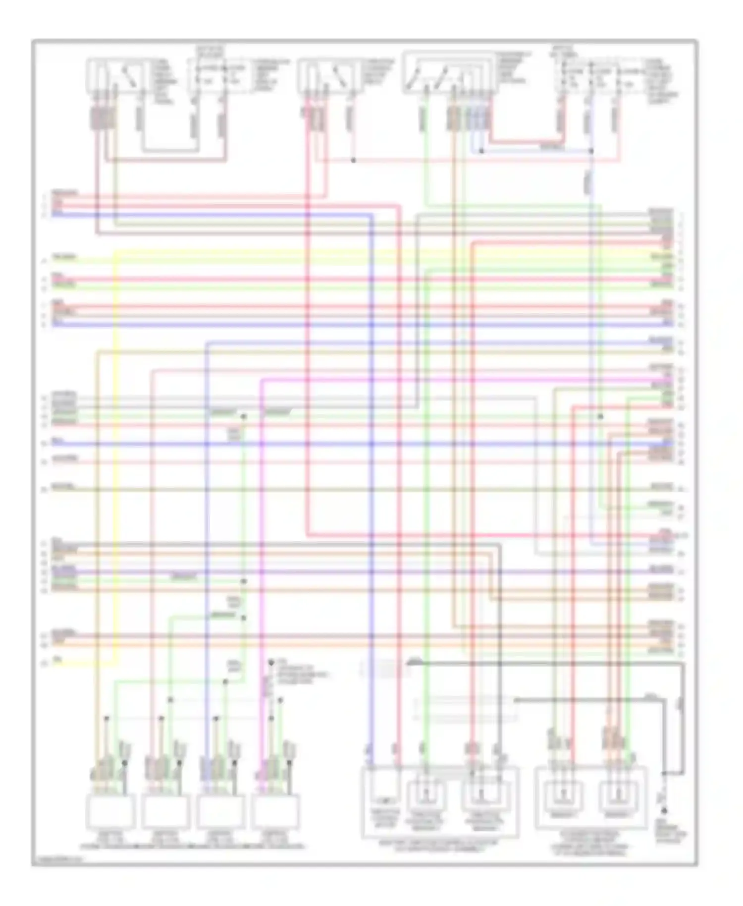 Sentra Nissan B15 (1998-2006): Wiring diagram engine performance 1.8l (2 of 4)