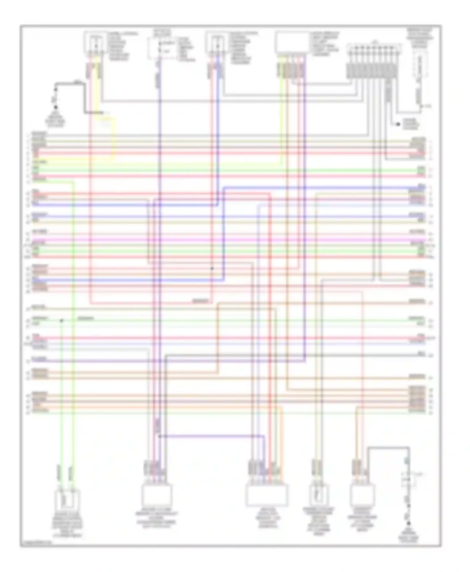 Sentra Nissan B15 (1998-2006): Wiring diagram engine performance 1.8l (3 of 4)