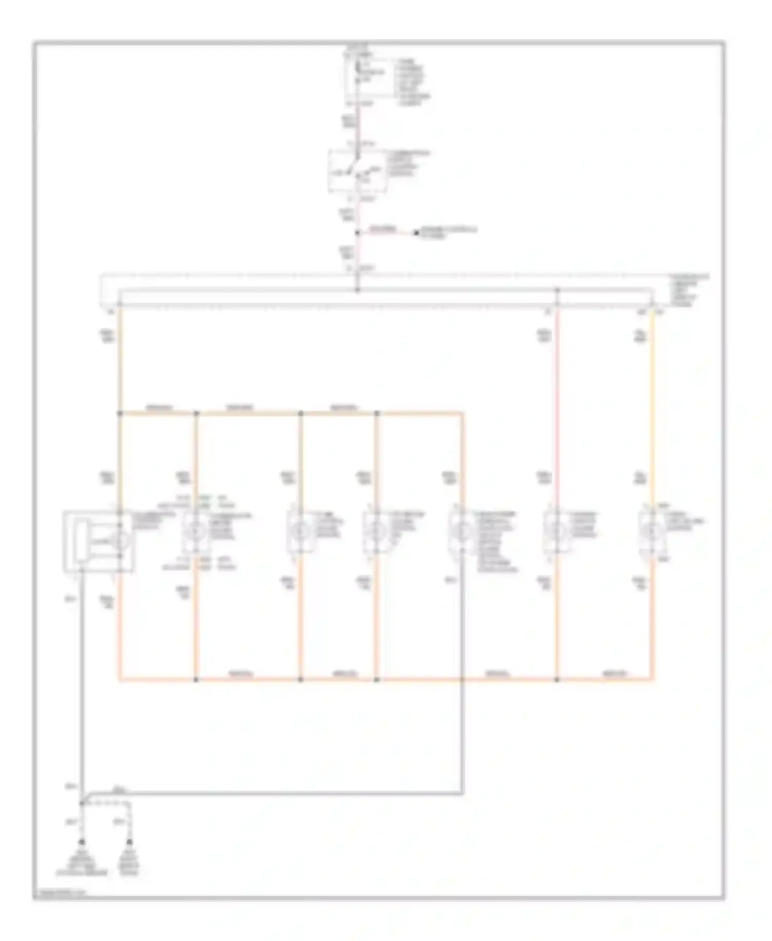 Sentra Nissan B15 (1998-2006): Instrument illumination circuit