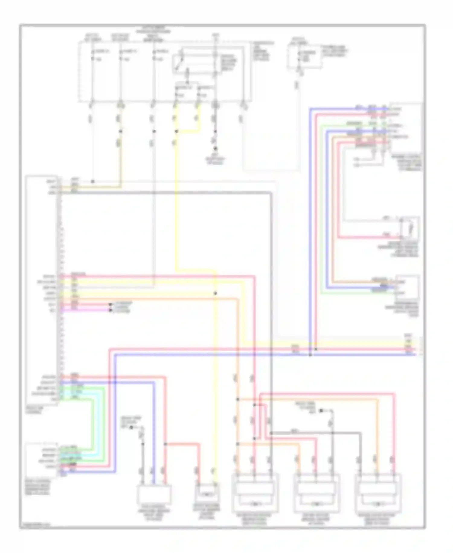 Sentra Nissan B16 facelift (2009-2012): Manual a/c circuit (1 of 2)