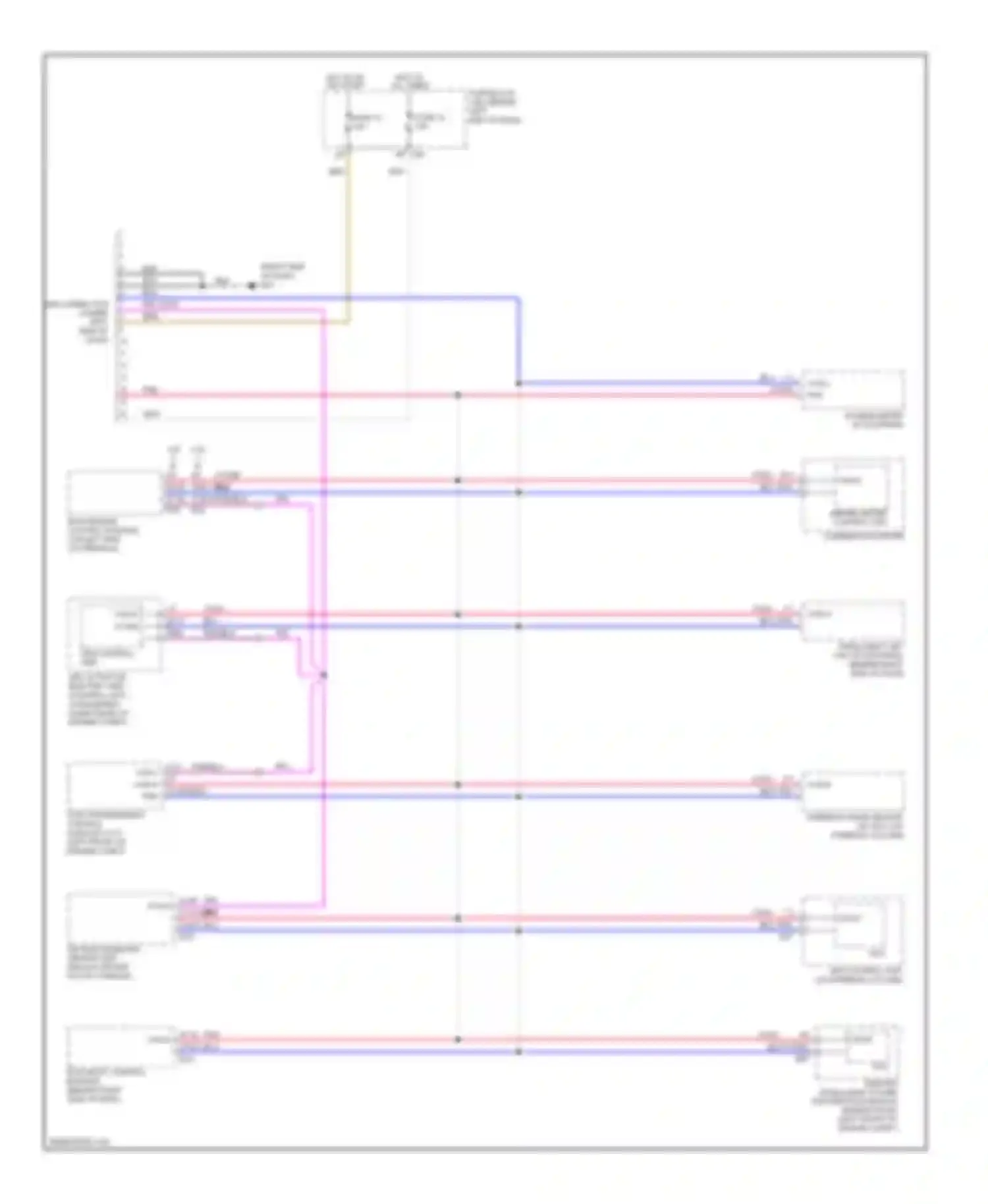 Sentra Nissan B16 facelift (2009-2012): Computer data lines circuit