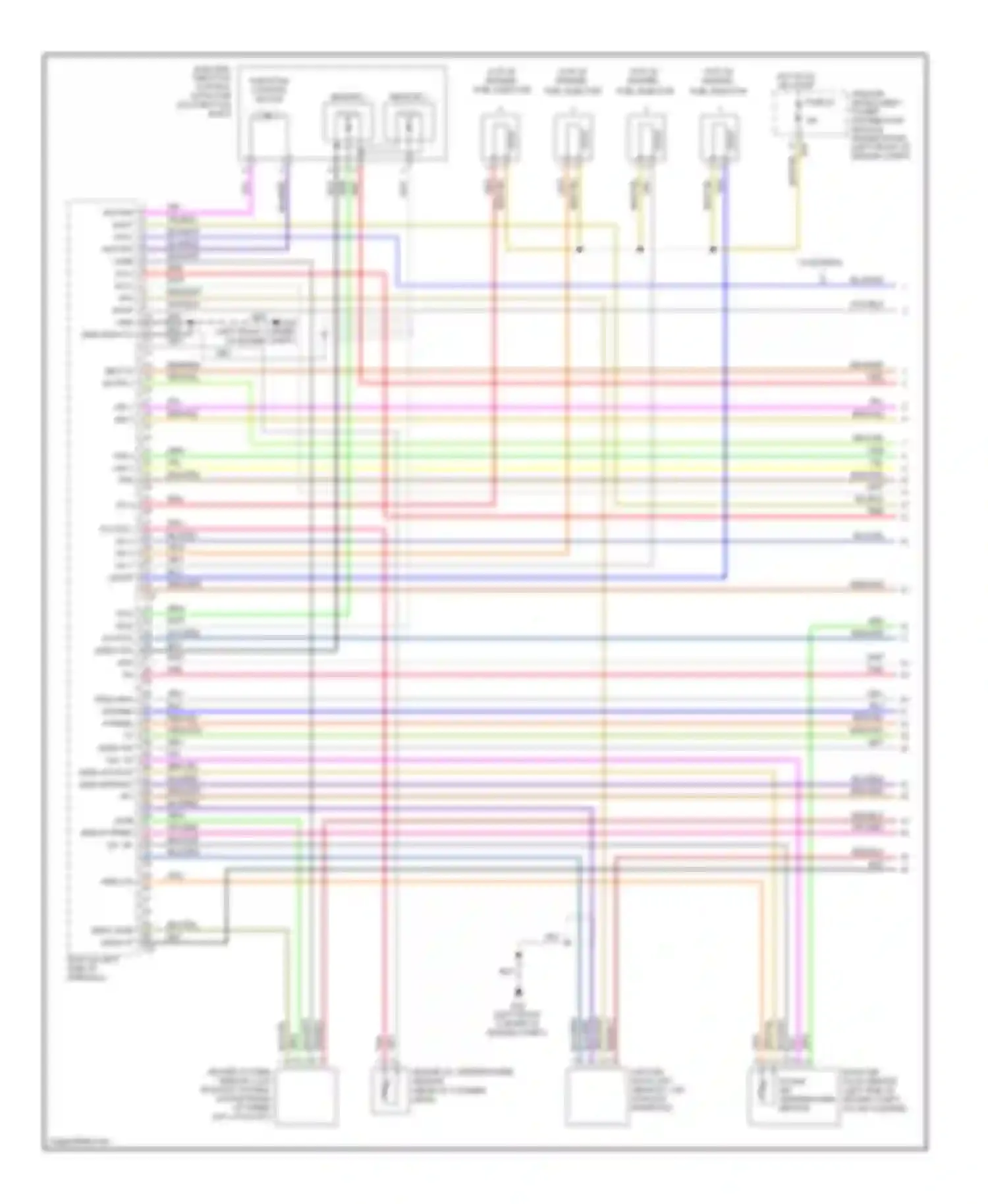 Sentra Nissan B16 facelift (2009-2012): Wiring diagram engine performance 2.0l (1 of 5)