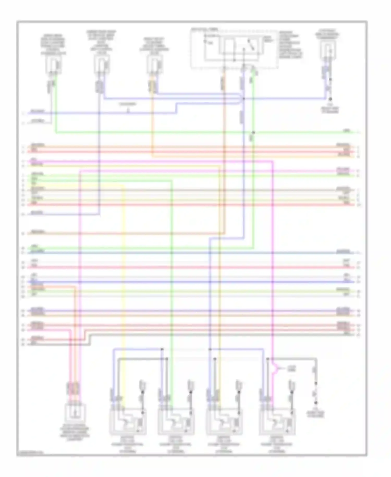 Sentra Nissan B16 facelift (2009-2012): Wiring diagram engine performance 2.0l (2 of 5)