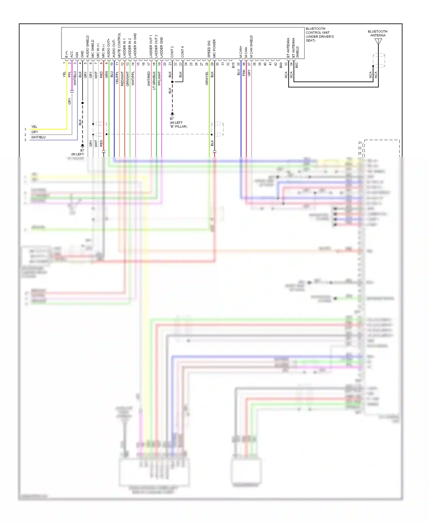Wiring diagram blk for Nissan Sentra B16 facelift (2009-2012) (63 of 74)