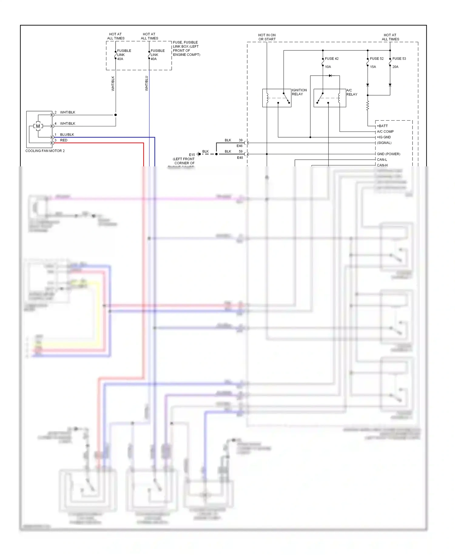 Wiring diagram ignition relay for Nissan Sentra B16 facelift (2009-2012) (4 of 9)