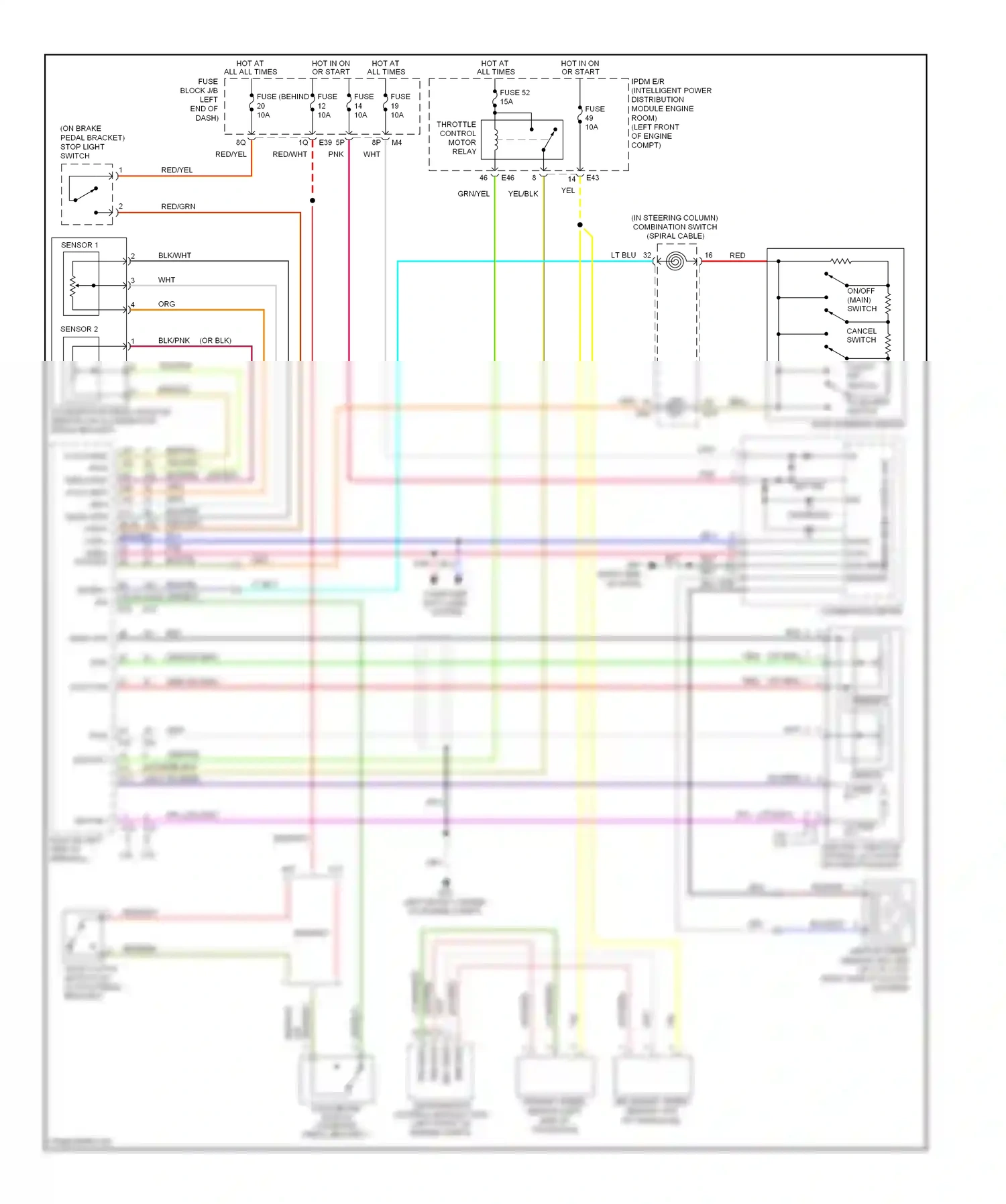 Wiring diagram lt blu for Nissan Sentra B16 facelift (2009-2012) (4 of 35)