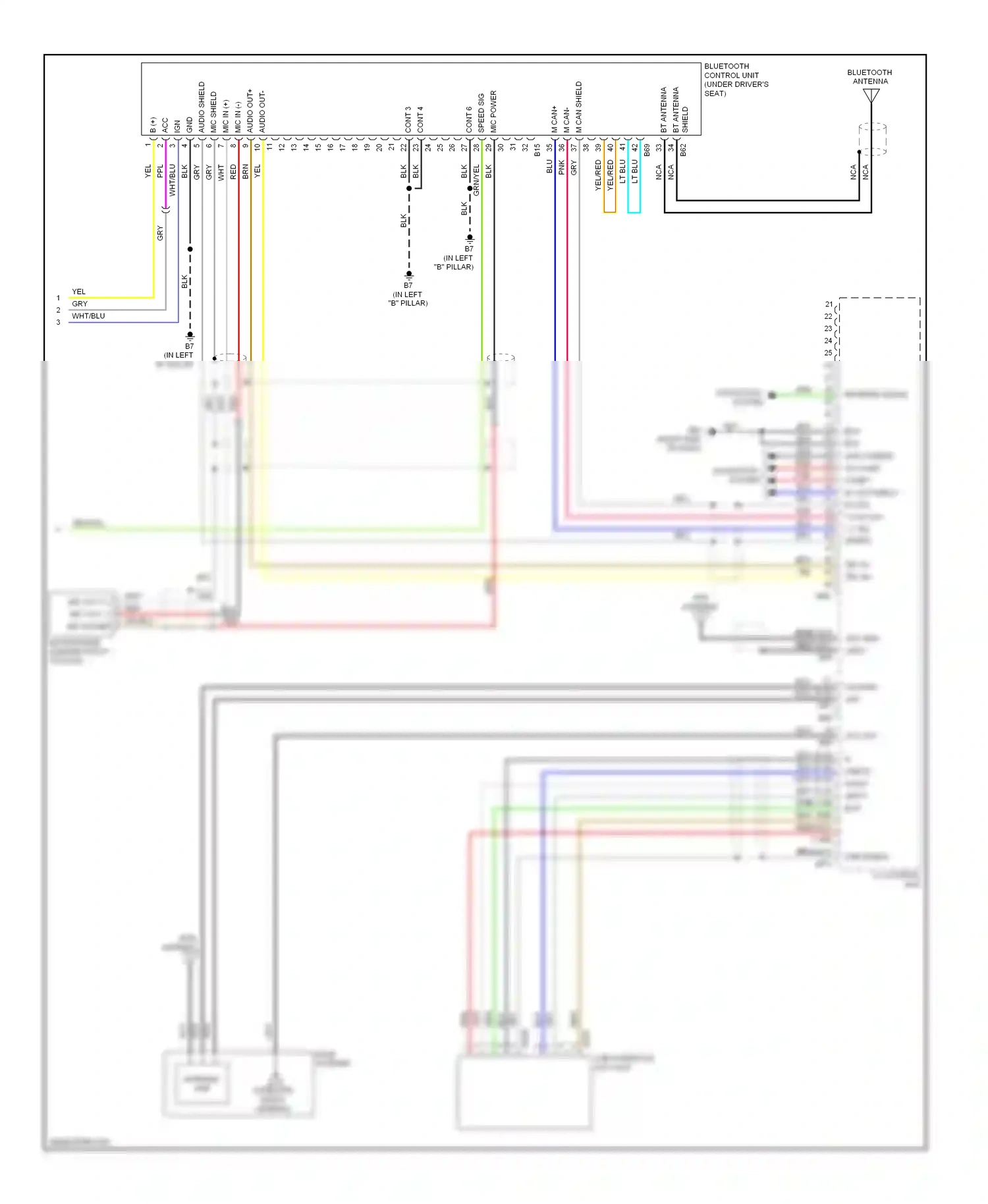 Wiring diagram lt blu for Nissan Sentra B16 facelift (2009-2012) (18 of 35)