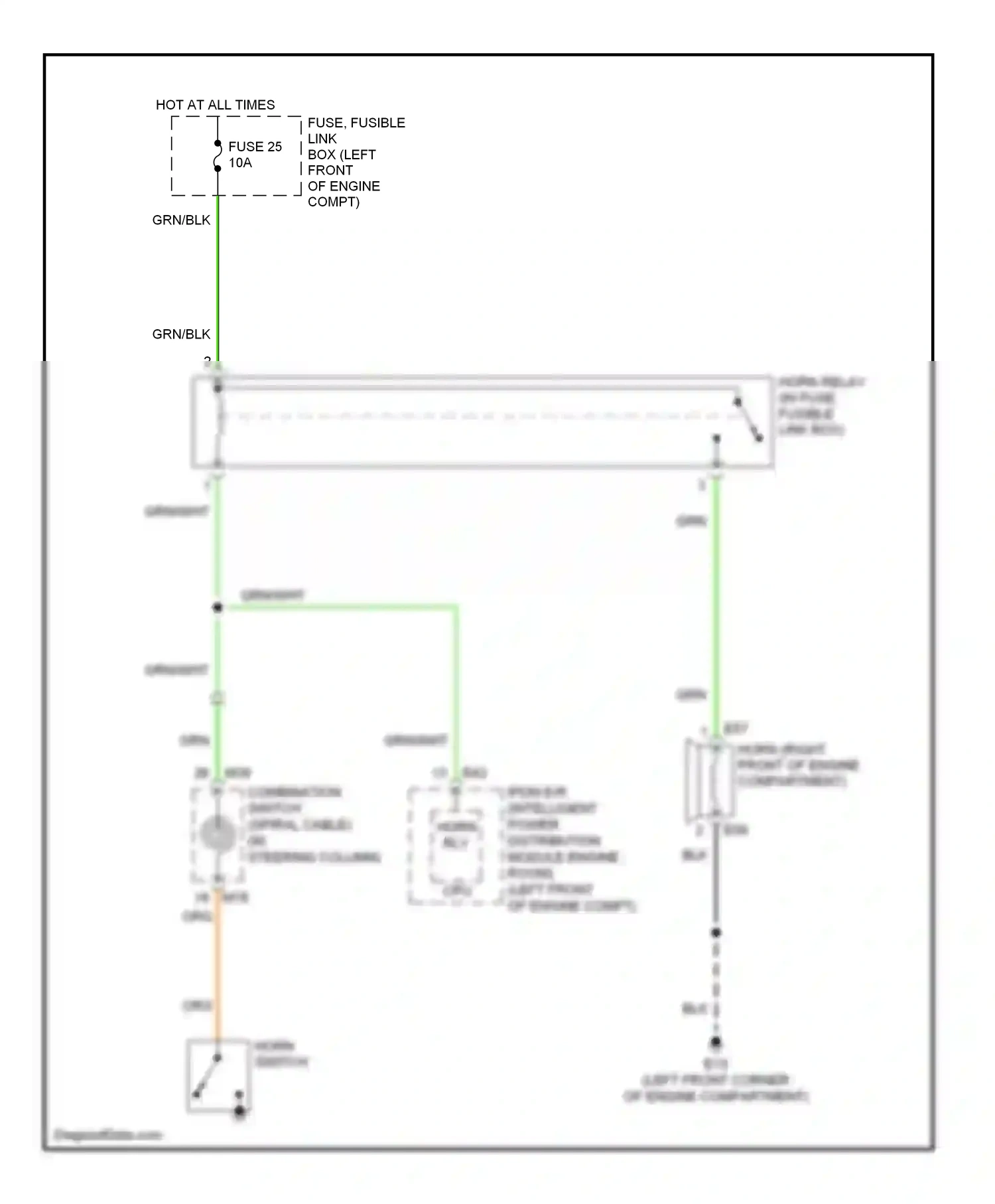 Wiring diagram org/ for Nissan Sentra B16 facelift (2009-2012) (15 of 44)