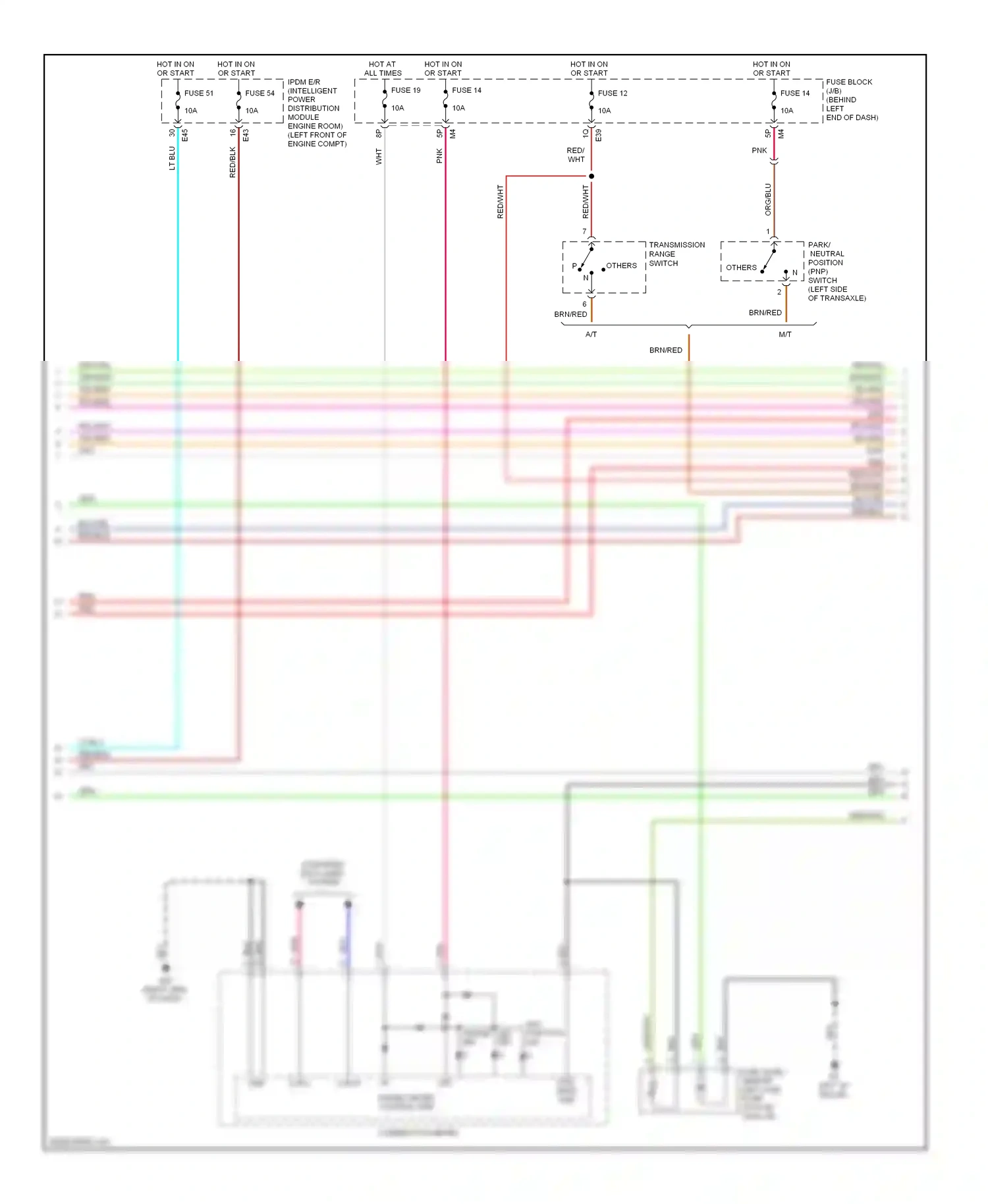 Wiring diagram pnk for Nissan Sentra B16 facelift (2009-2012) (29 of 67)
