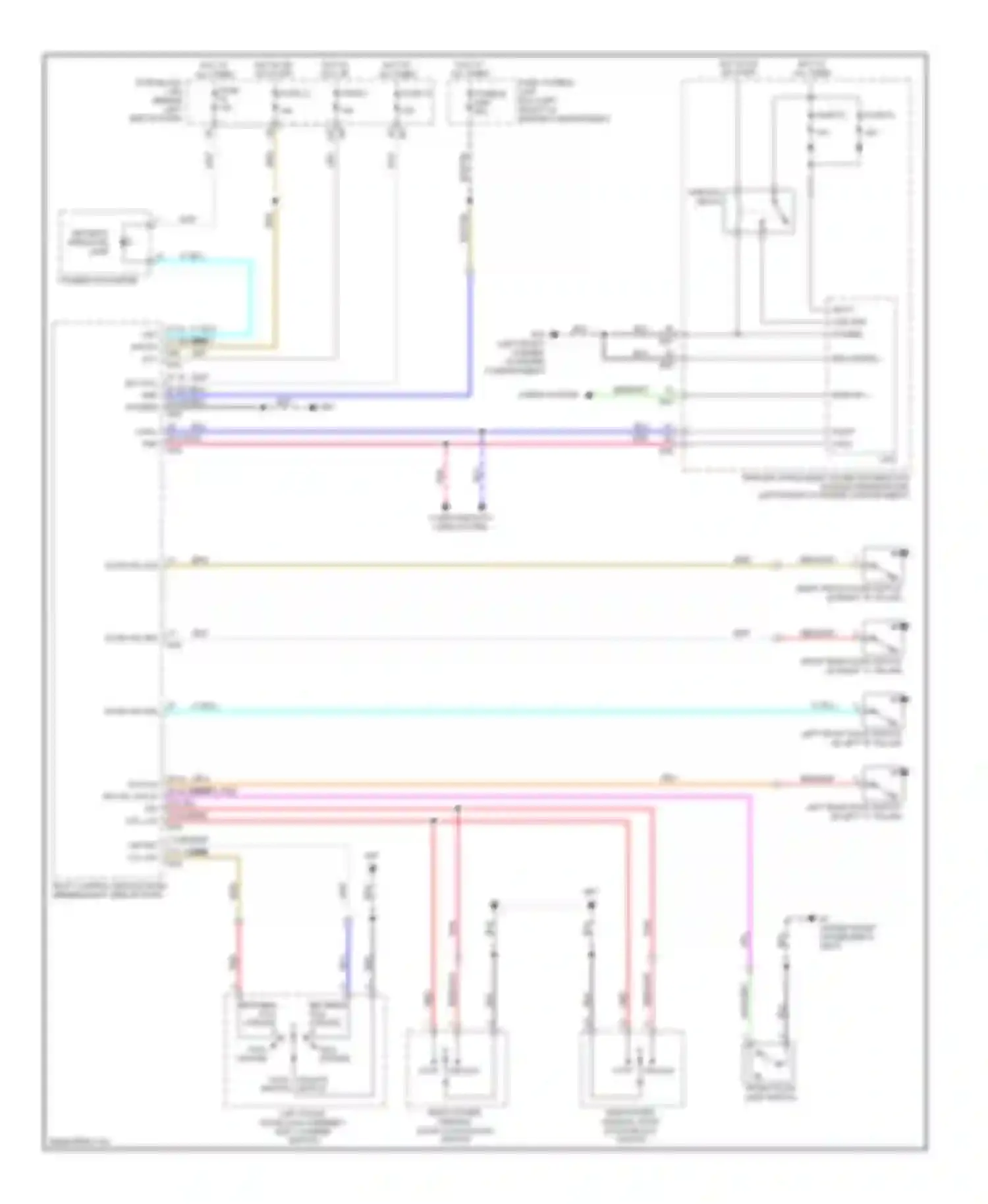 Sentra Nissan B16 (2006-2009): Forced entry circuit