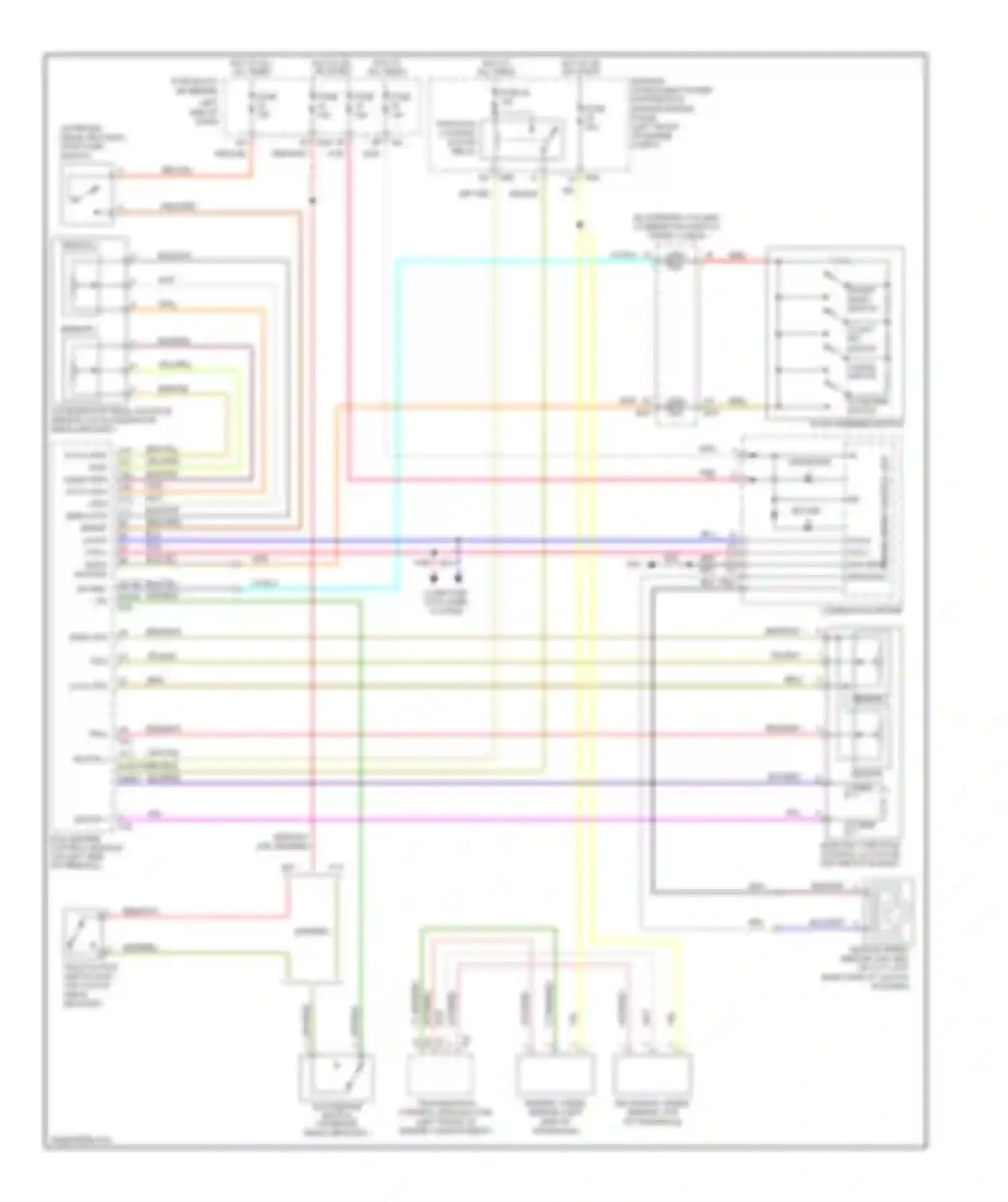 Sentra Nissan B16 (2006-2009): Cruise control circuit