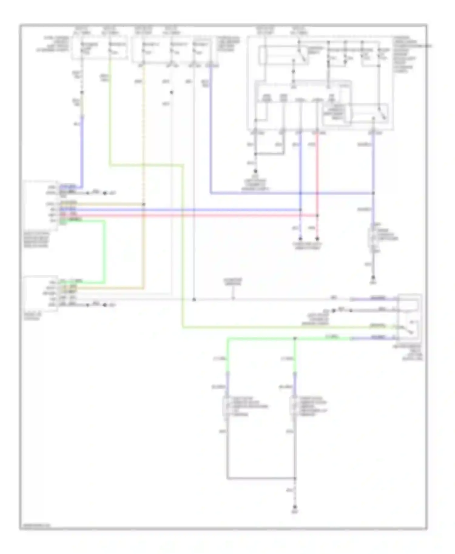 Sentra Nissan B16 (2006-2009): Defoggers circuit