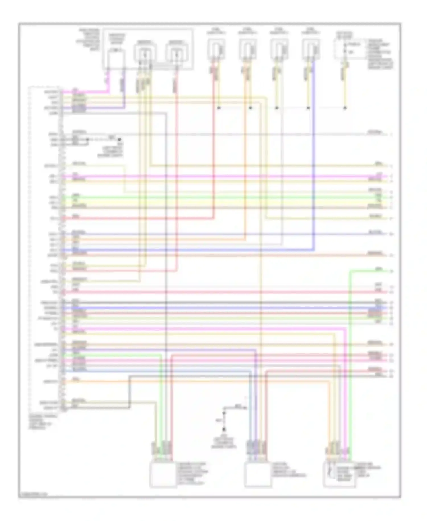 Sentra Nissan B16 (2006-2009): Wiring diagram engine performance 2.0l (1 of 5)