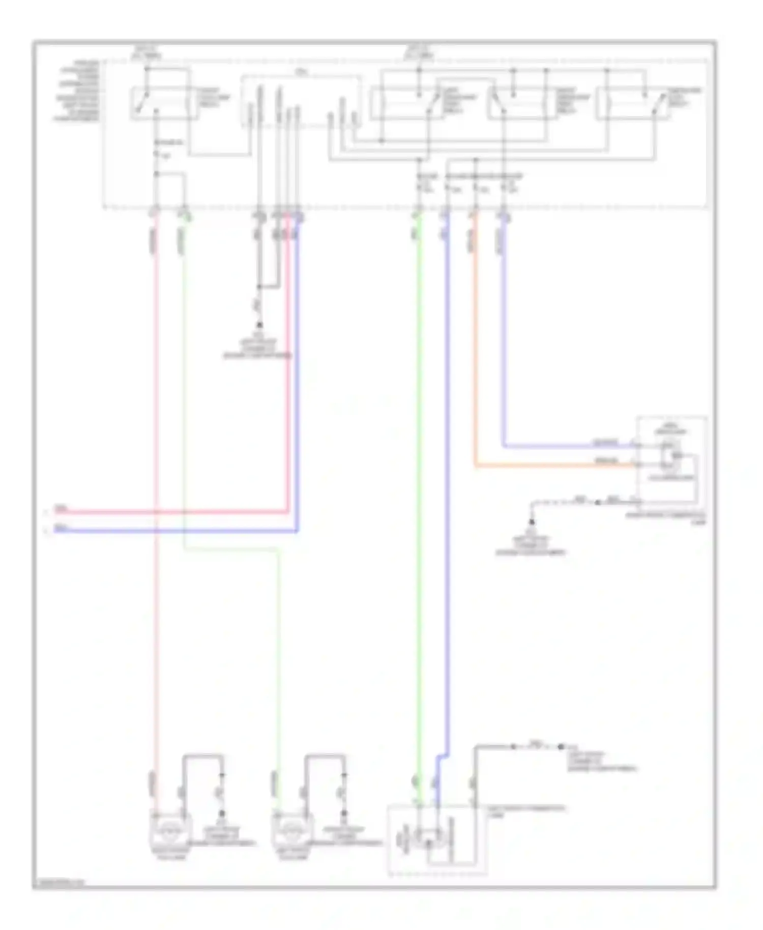 Sentra Nissan B16 (2006-2009): Headlights circuit, without drl (2 of 2)