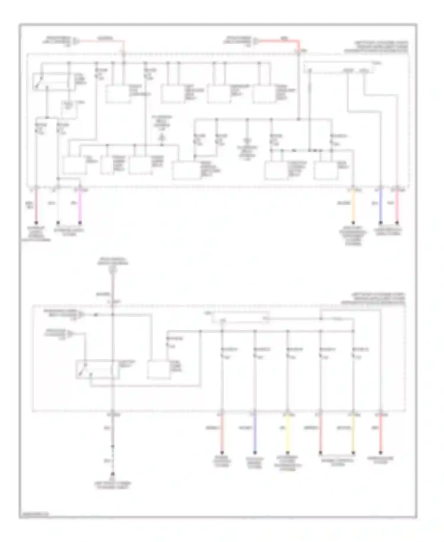 Sentra Nissan B16 (2006-2009): Power distribution circuit (3 of 3)