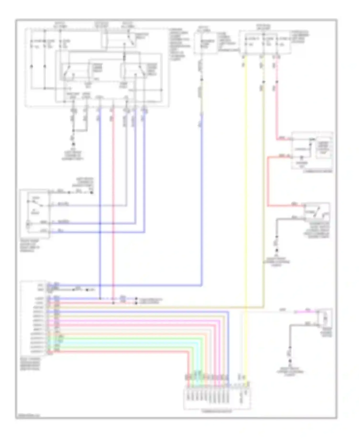 Sentra Nissan B16 (2006-2009): Wiper/washer circuit