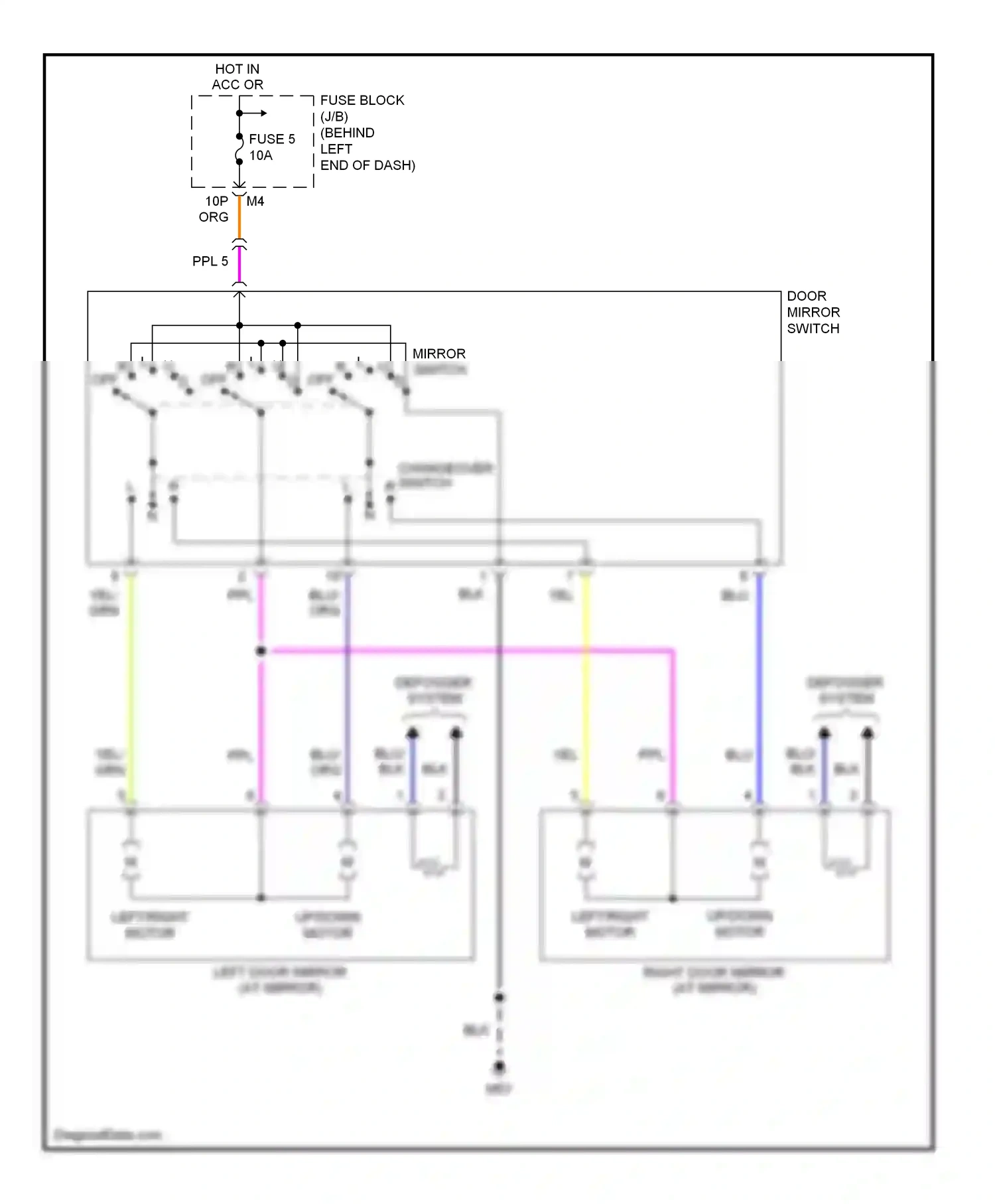 Wiring diagram blu for Nissan Sentra B16 (2006-2009) (36 of 48)