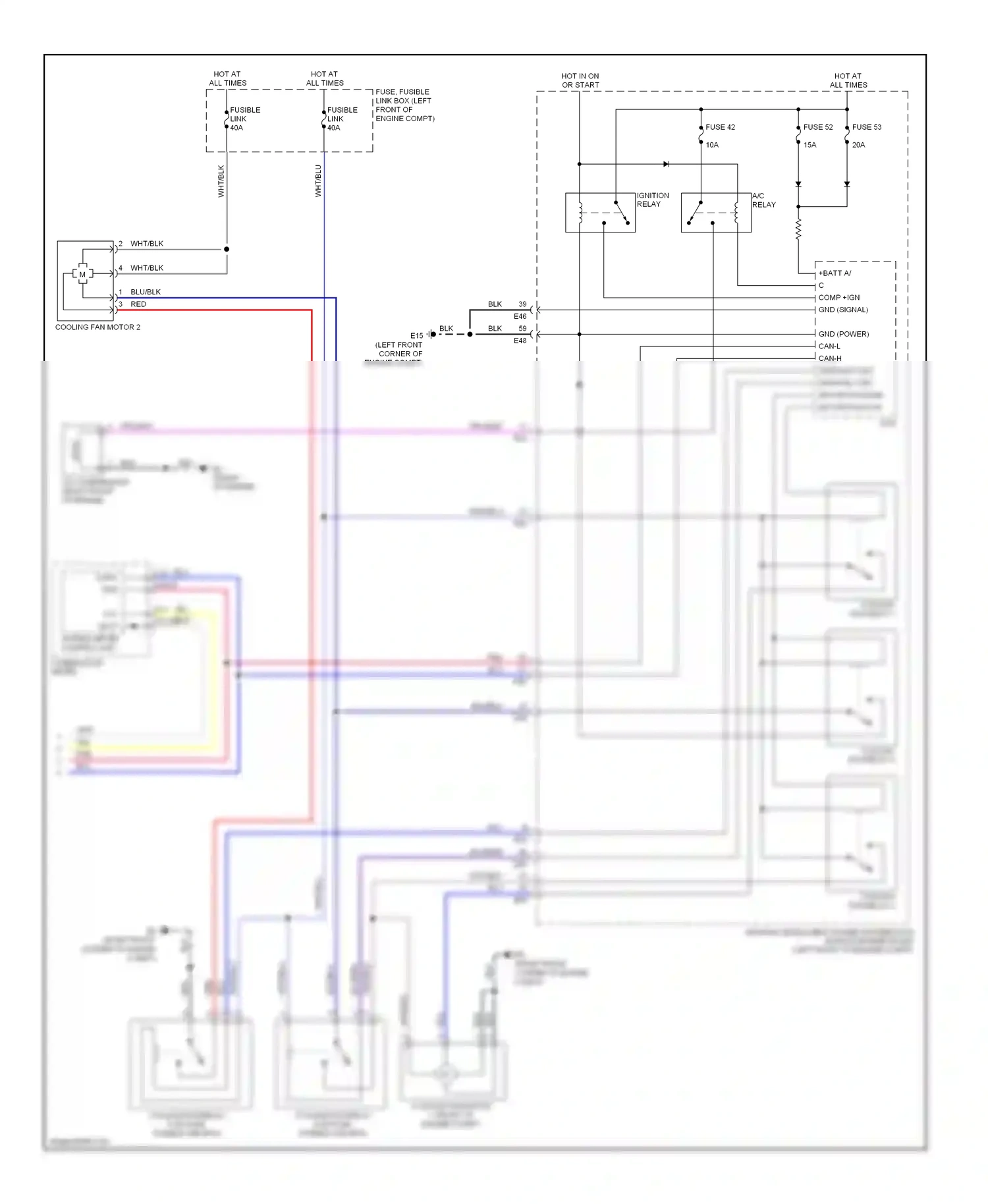 Wiring diagram combination meter for Nissan Sentra B16 (2006-2009) (9 of 21)