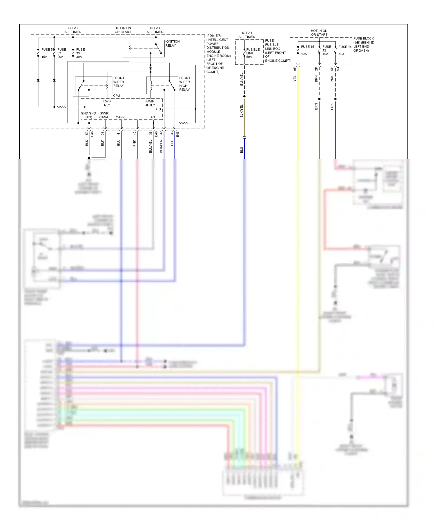 Wiring diagram combination meter for Nissan Sentra B16 (2006-2009) (21 of 21)