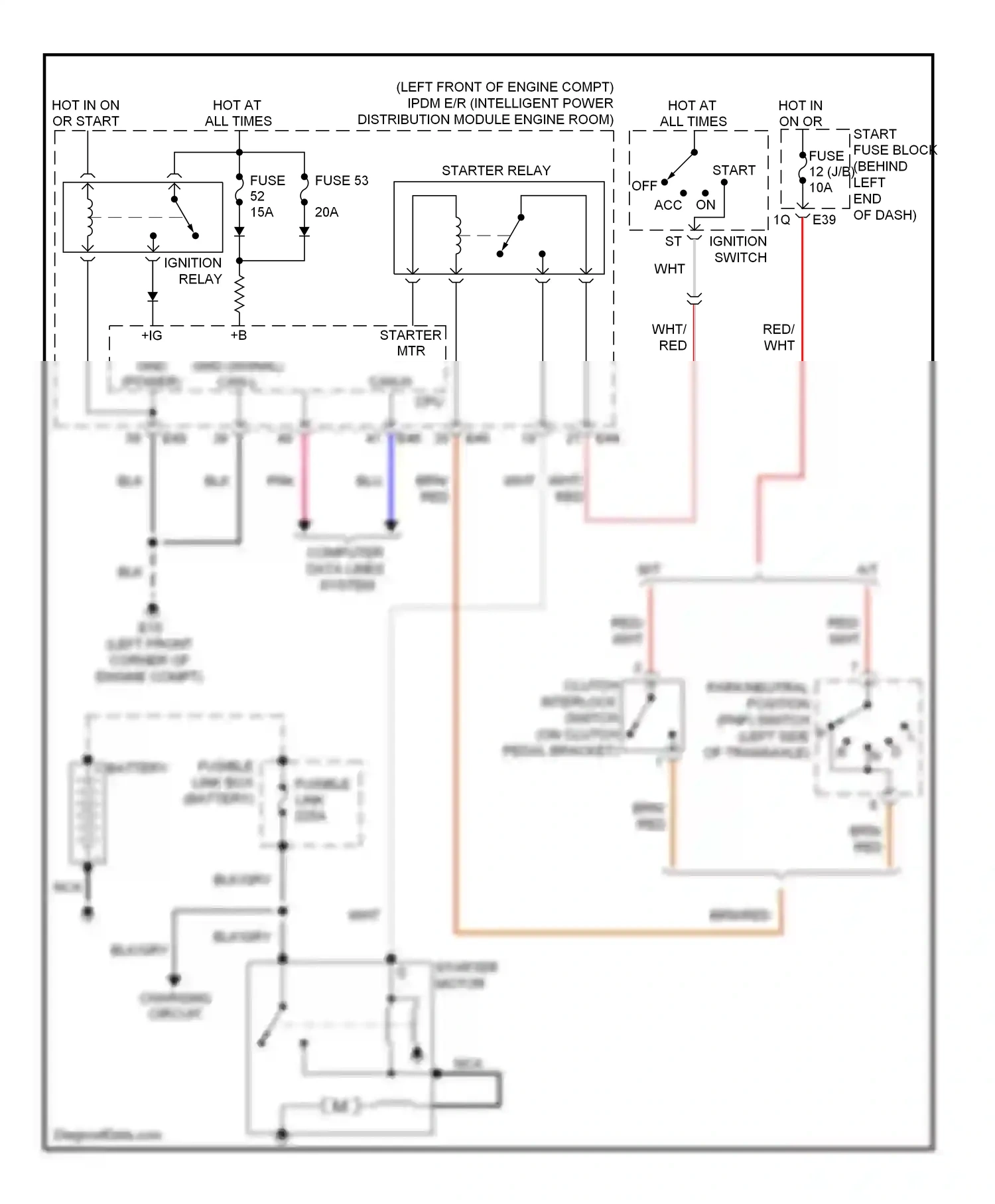 Wiring diagram computer data lines system for Nissan Sentra B16 (2006-2009) (18 of 21)