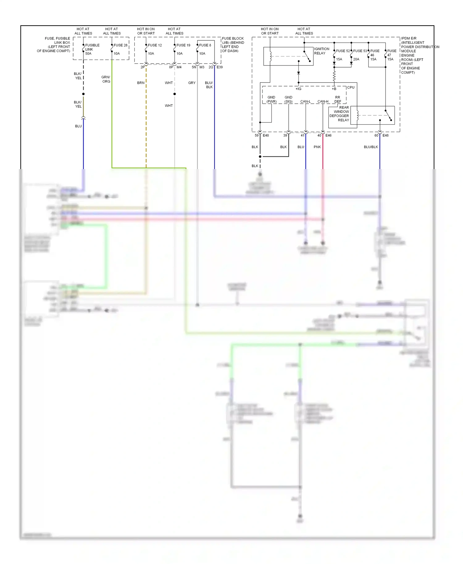 Wiring diagram computer data lines system for Nissan Sentra B16 (2006-2009) (5 of 21)