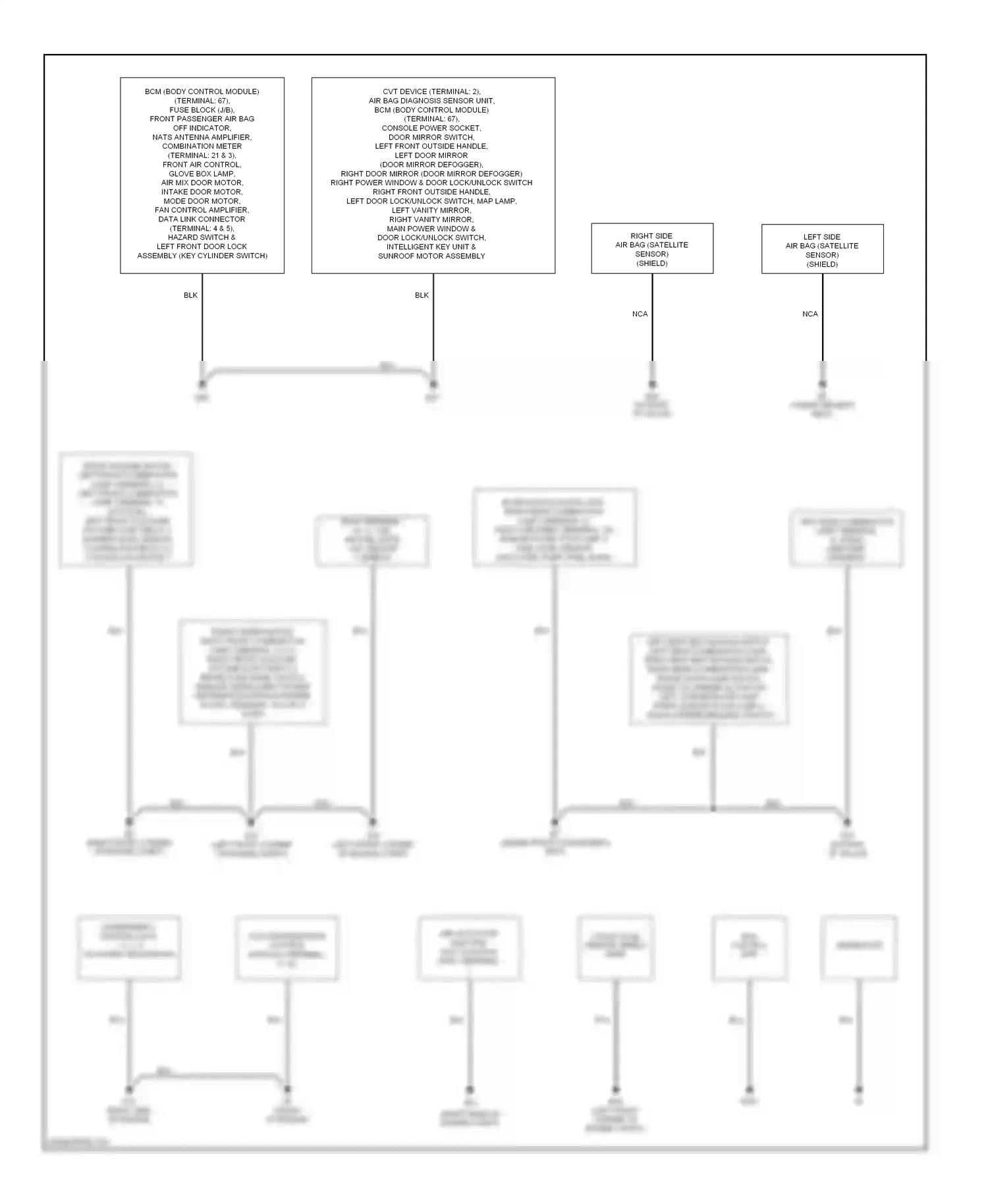 Wiring diagram eps control unit for Nissan Sentra B16 (2006-2009) (1 of 1)
