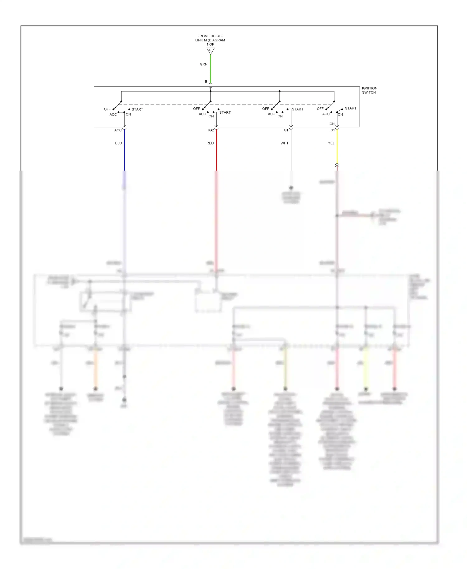 Wiring diagram mirrors system for Nissan Sentra B16 (2006-2009) (1 of 1)