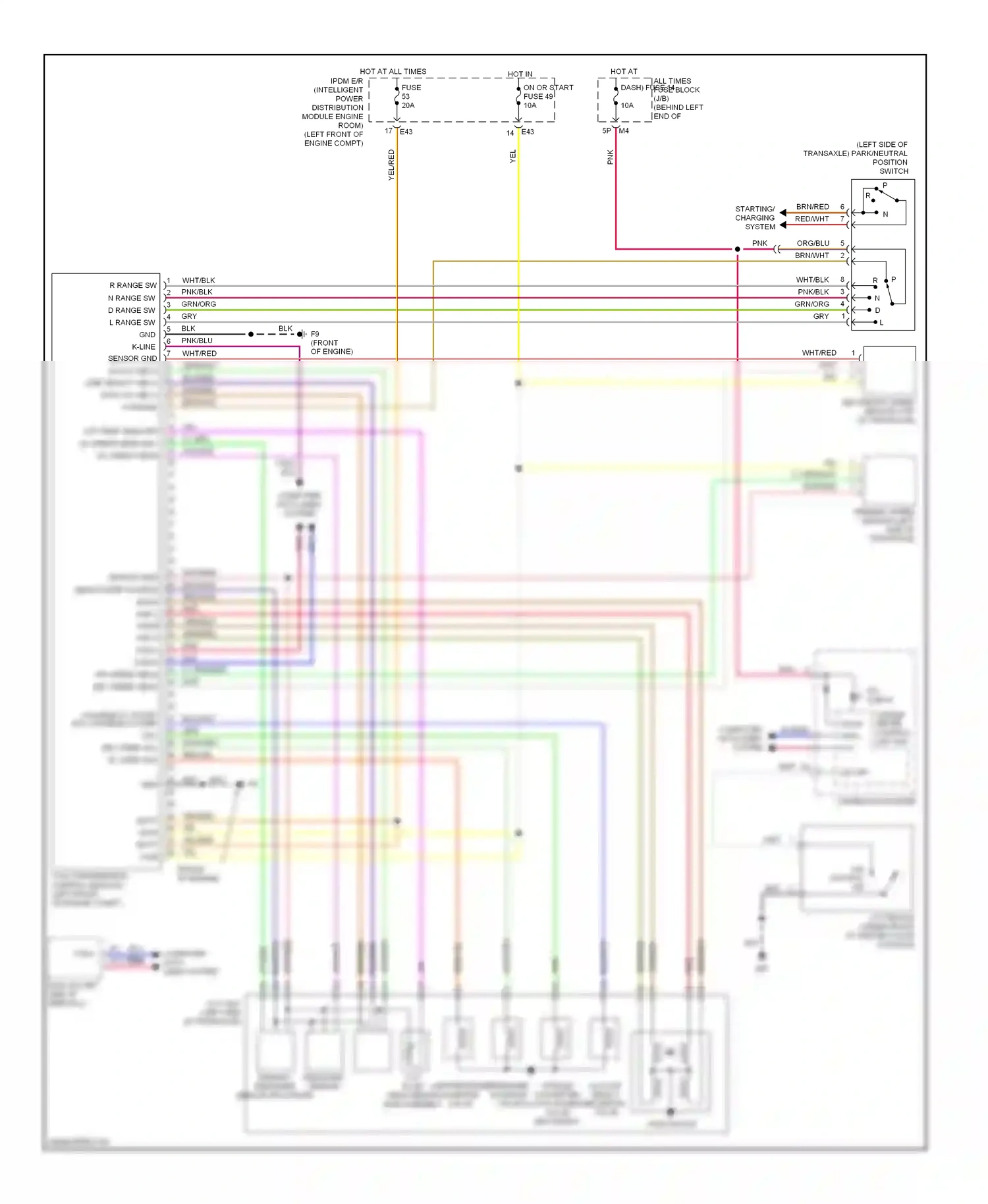 Wiring diagram step motor for Nissan Sentra B16 (2006-2009) (1 of 1)
