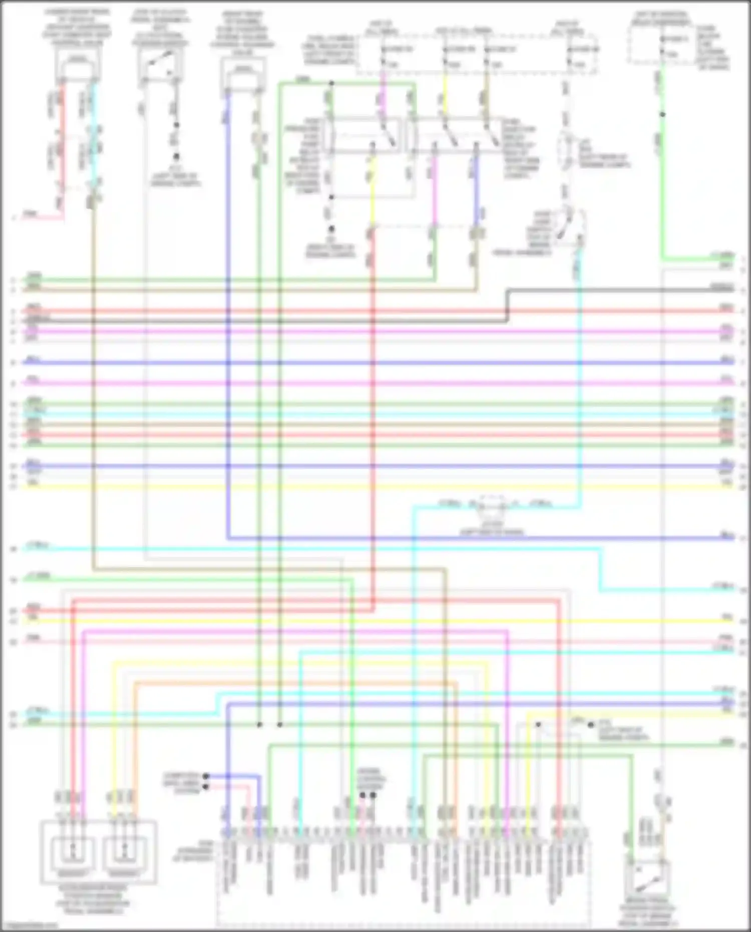Sentra Nissan B17 facelift (2015-2019): Wiring diagram engine performance 1.6l turbo (3 of 6)