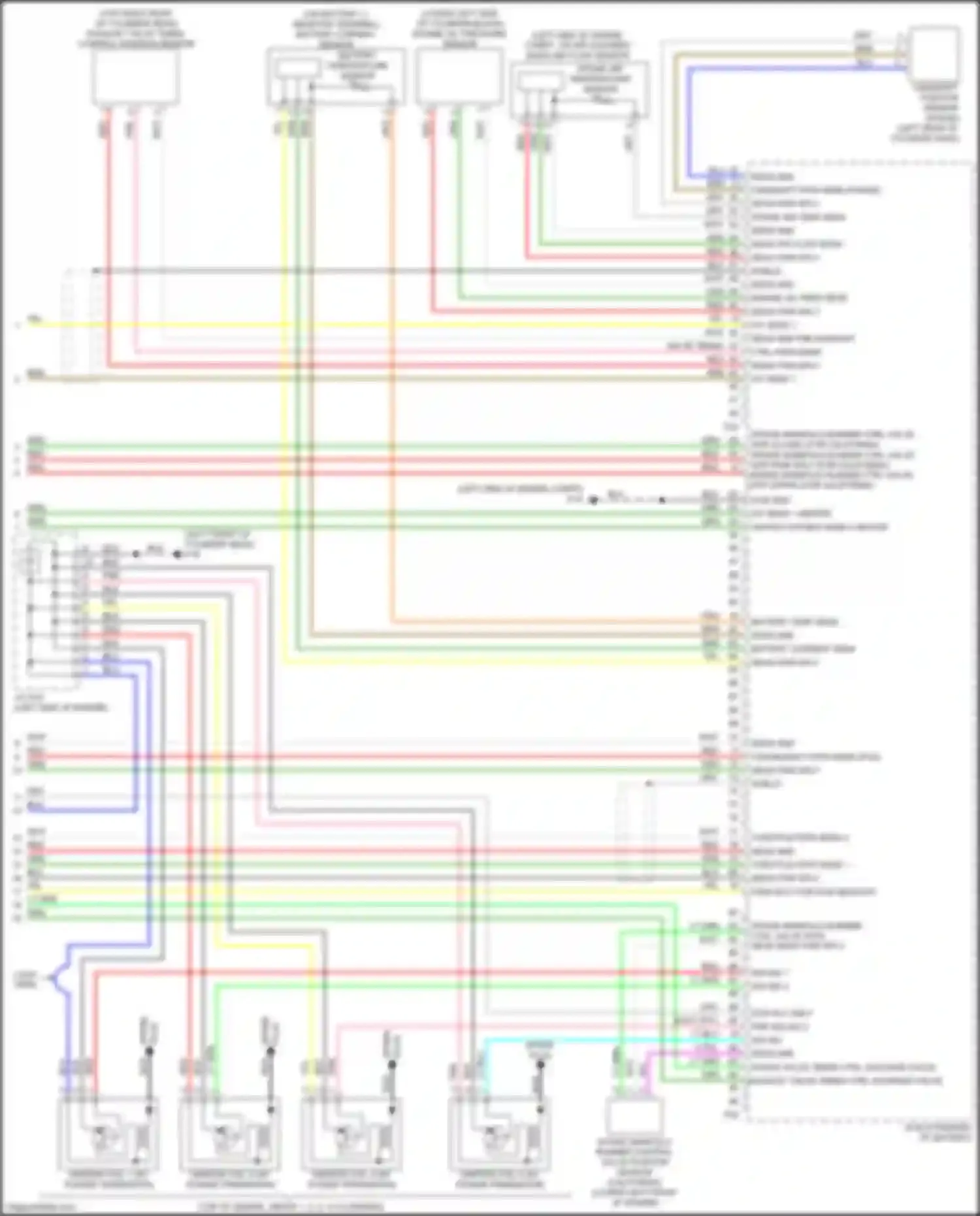 Sentra Nissan B17 facelift (2015-2019): Wiring diagram engine performance 1.8l (4 of 4)