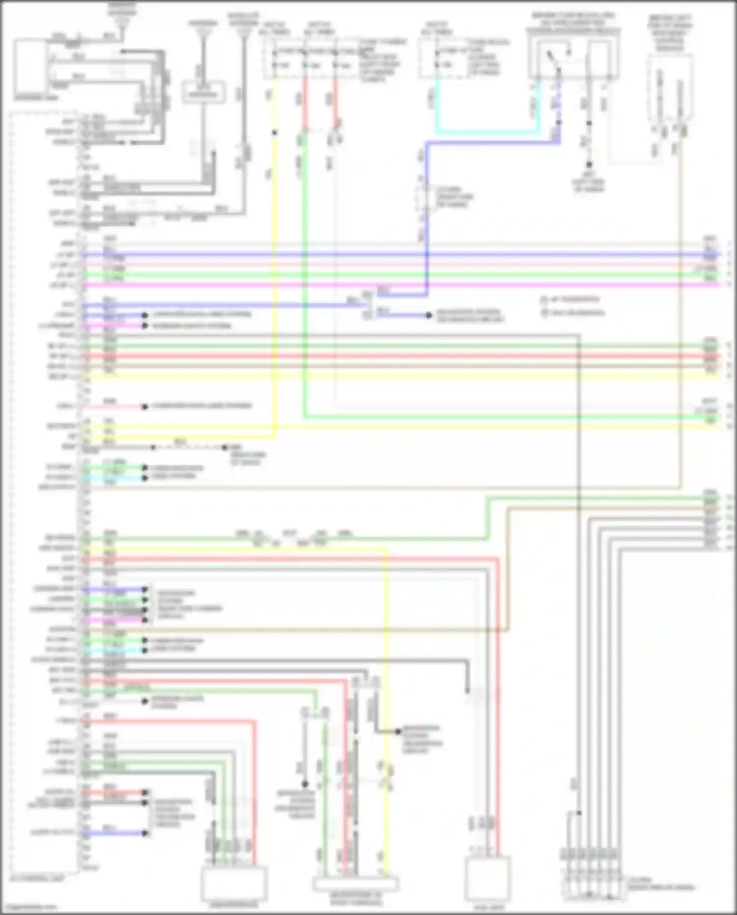 Sentra Nissan B17 facelift (2015-2019): Navigation circuit, w/ bose (1 of 3)