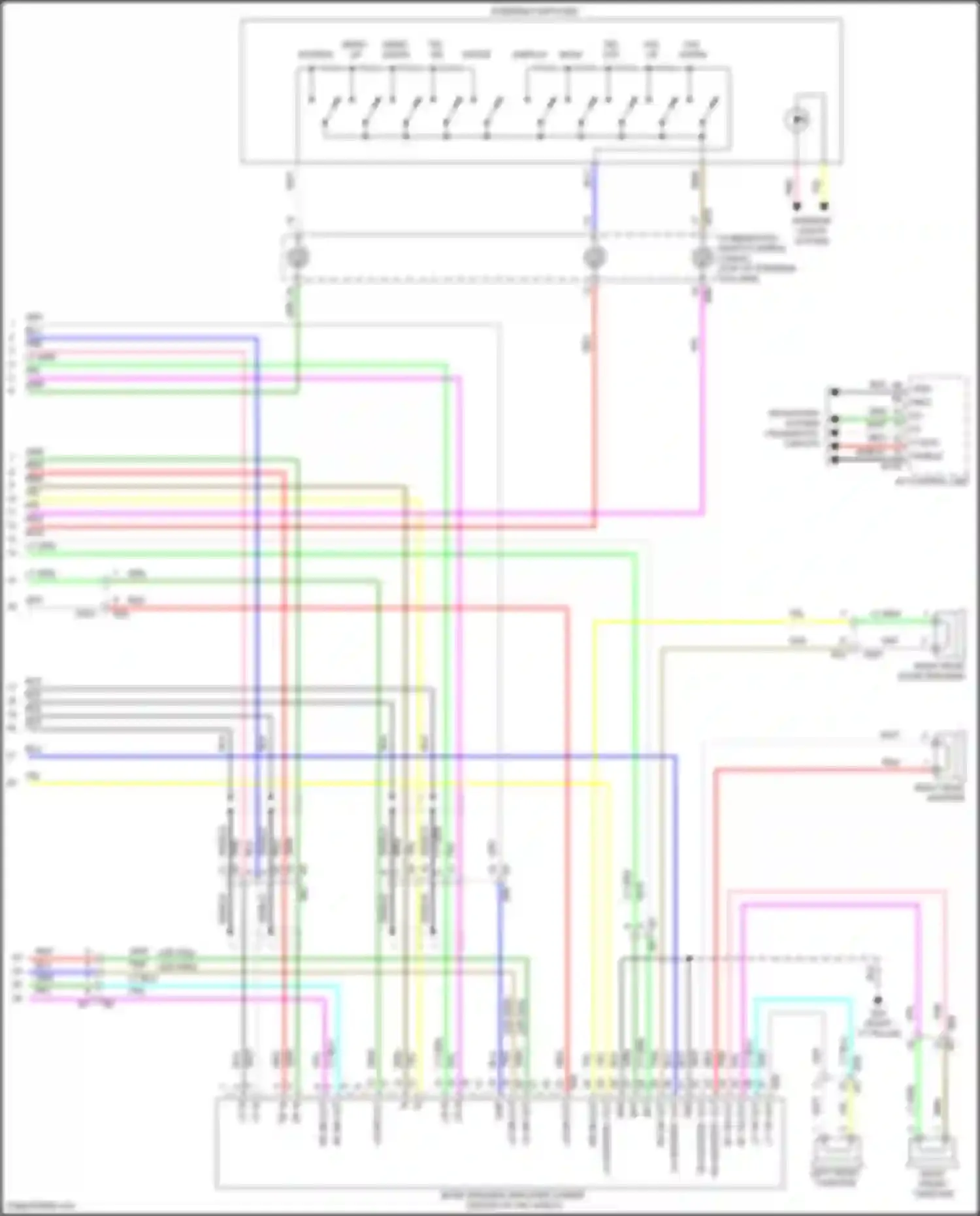 Sentra Nissan B17 facelift (2015-2019): Navigation circuit, w/ bose (3 of 3)