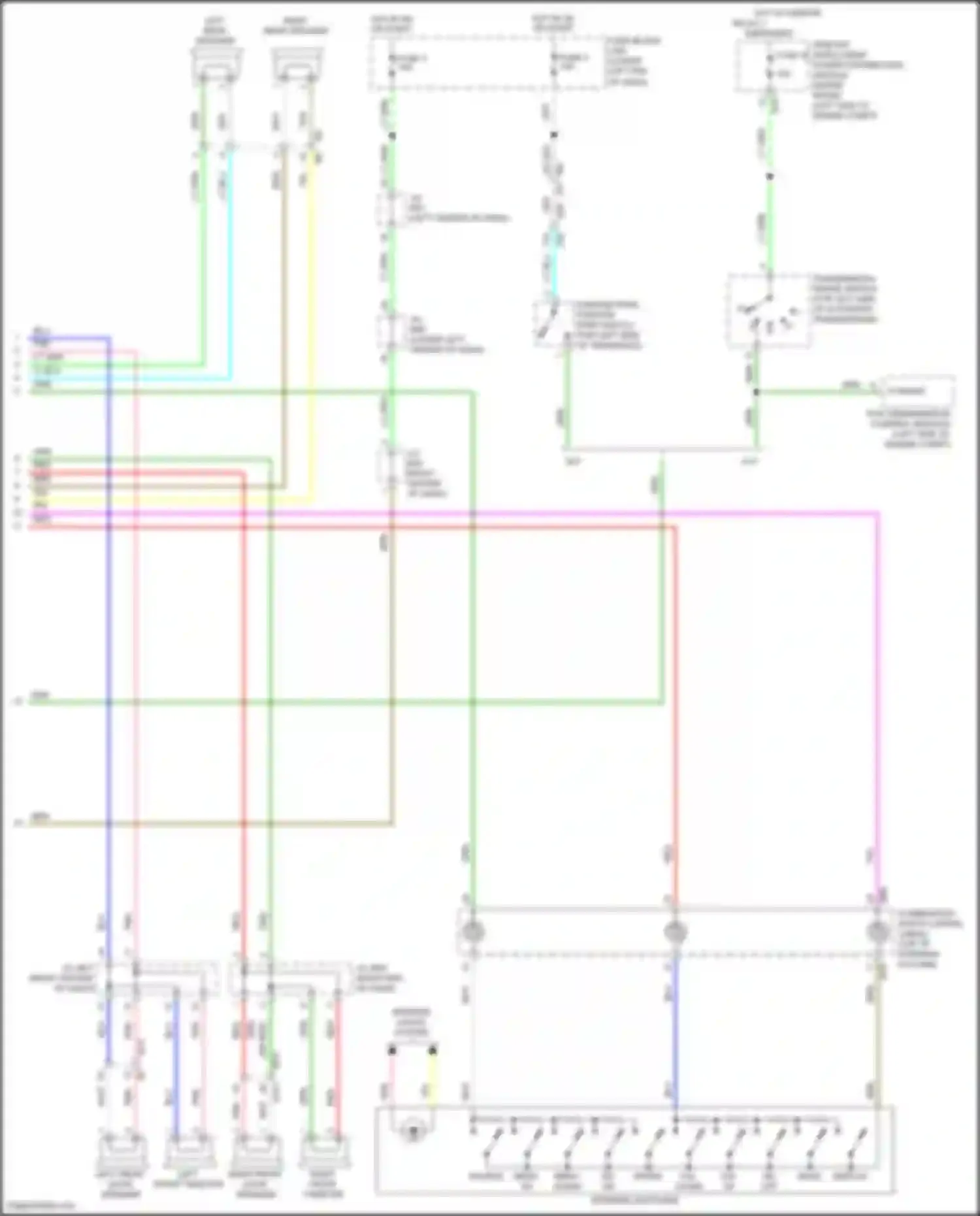 Sentra Nissan B17 facelift (2015-2019): Navigation circuit, w/o bose (2 of 2)