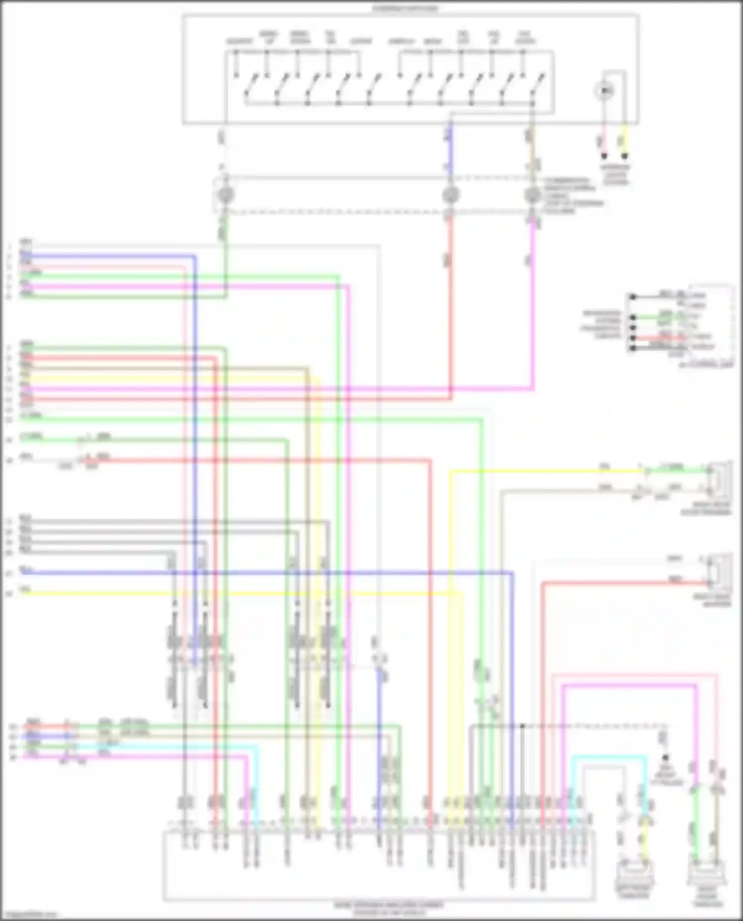 Sentra Nissan B17 facelift (2015-2019): Radio circuit, w/ bose (3 of 3)