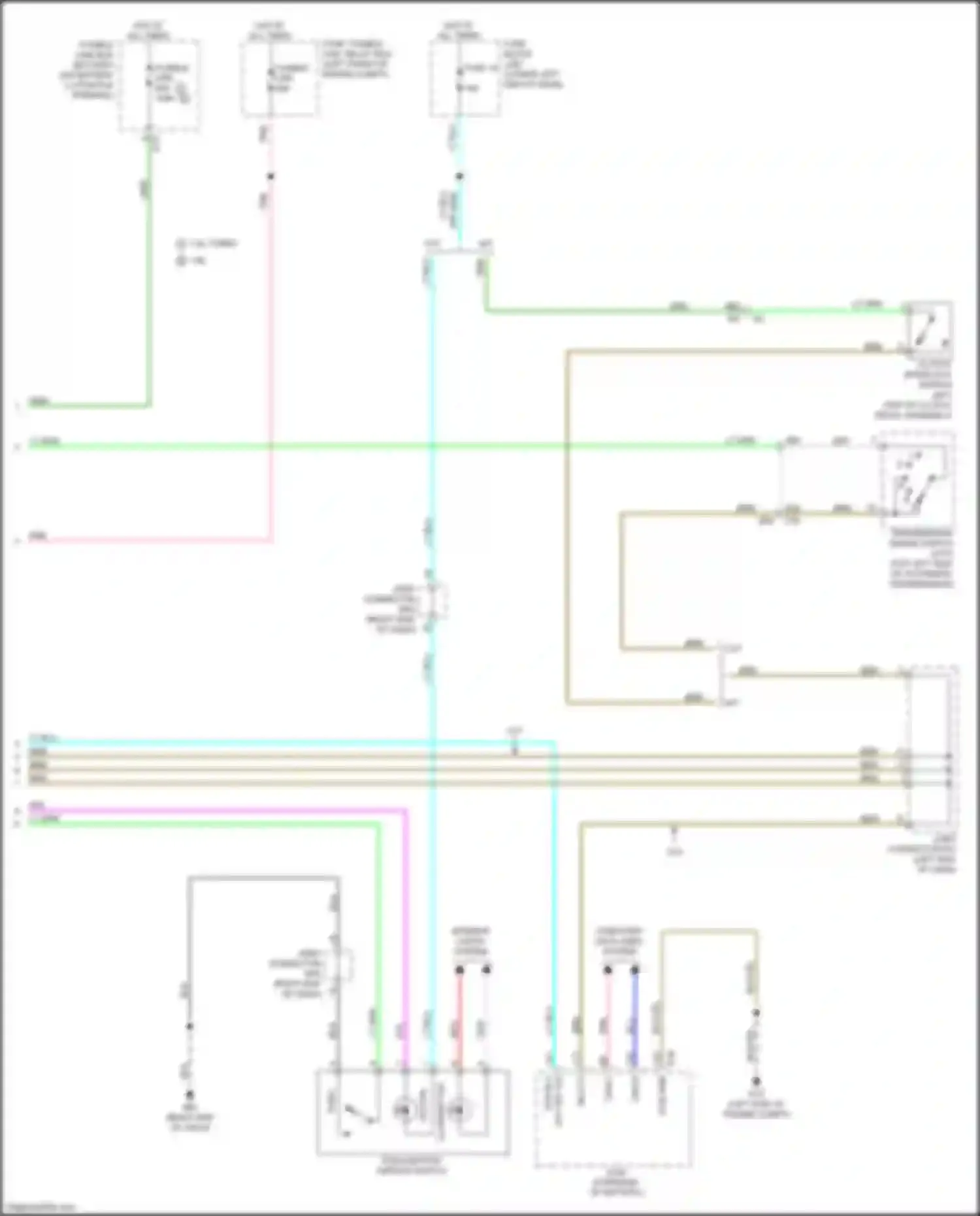 Sentra Nissan B17 facelift (2015-2019): Starting circuit, w/ intelligent key (2 of 2)