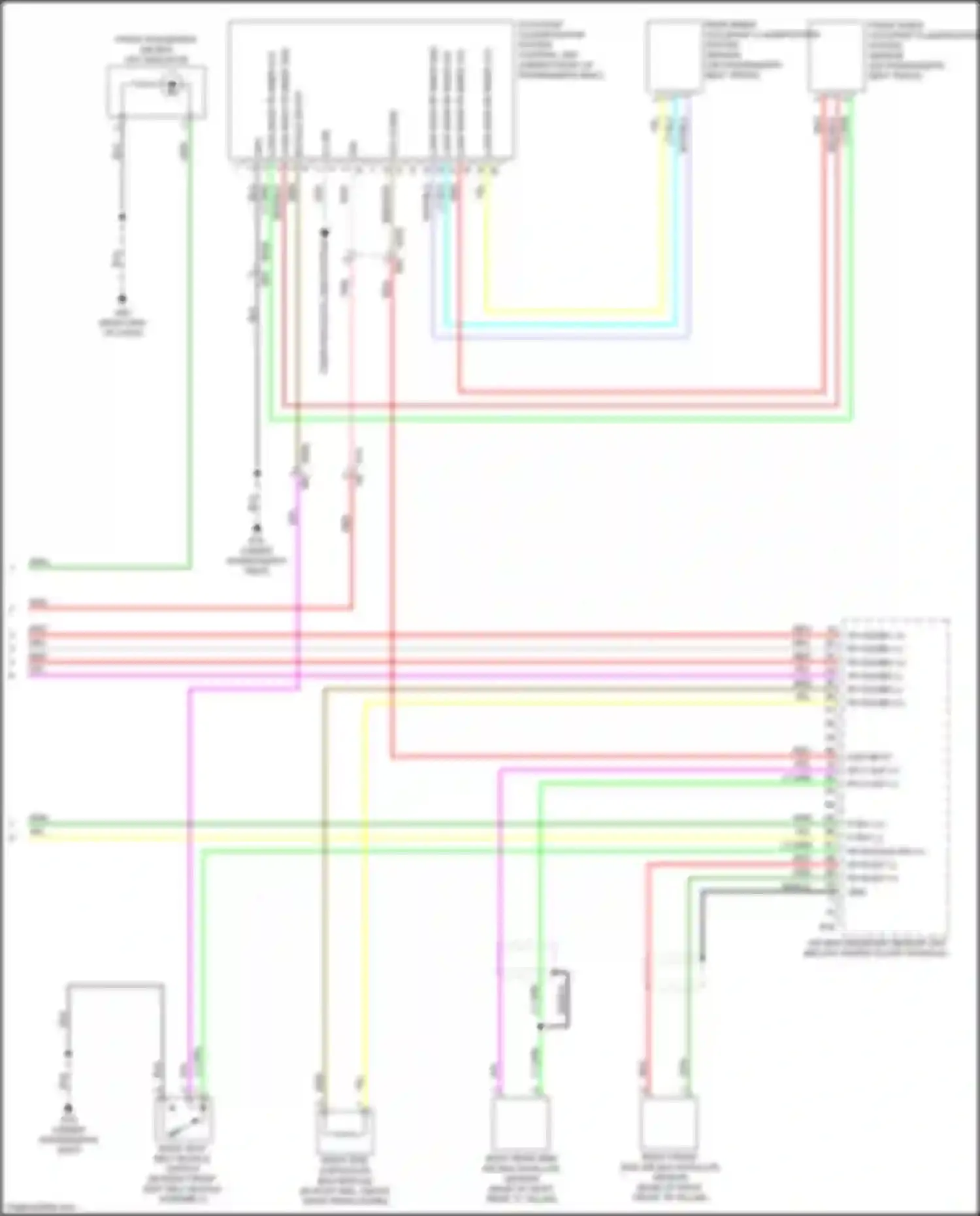 Sentra Nissan B17 facelift (2015-2019): Supplemental restraints circuit (3 of 3)