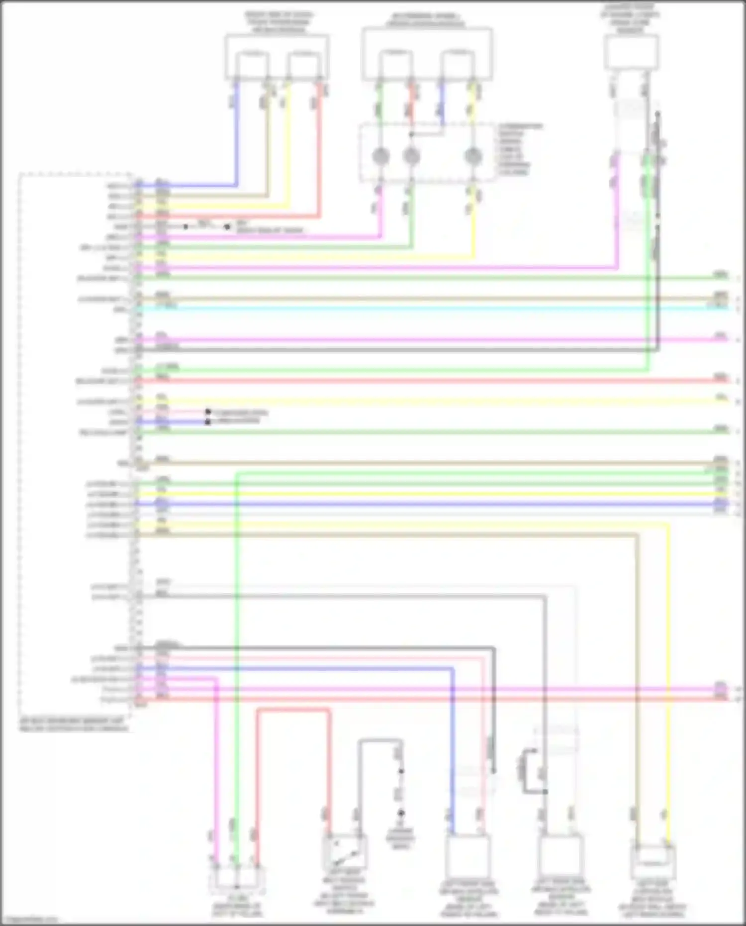 Wiring diagram can-h for Nissan Sentra B17 facelift (2015-2019) (20 of 54)