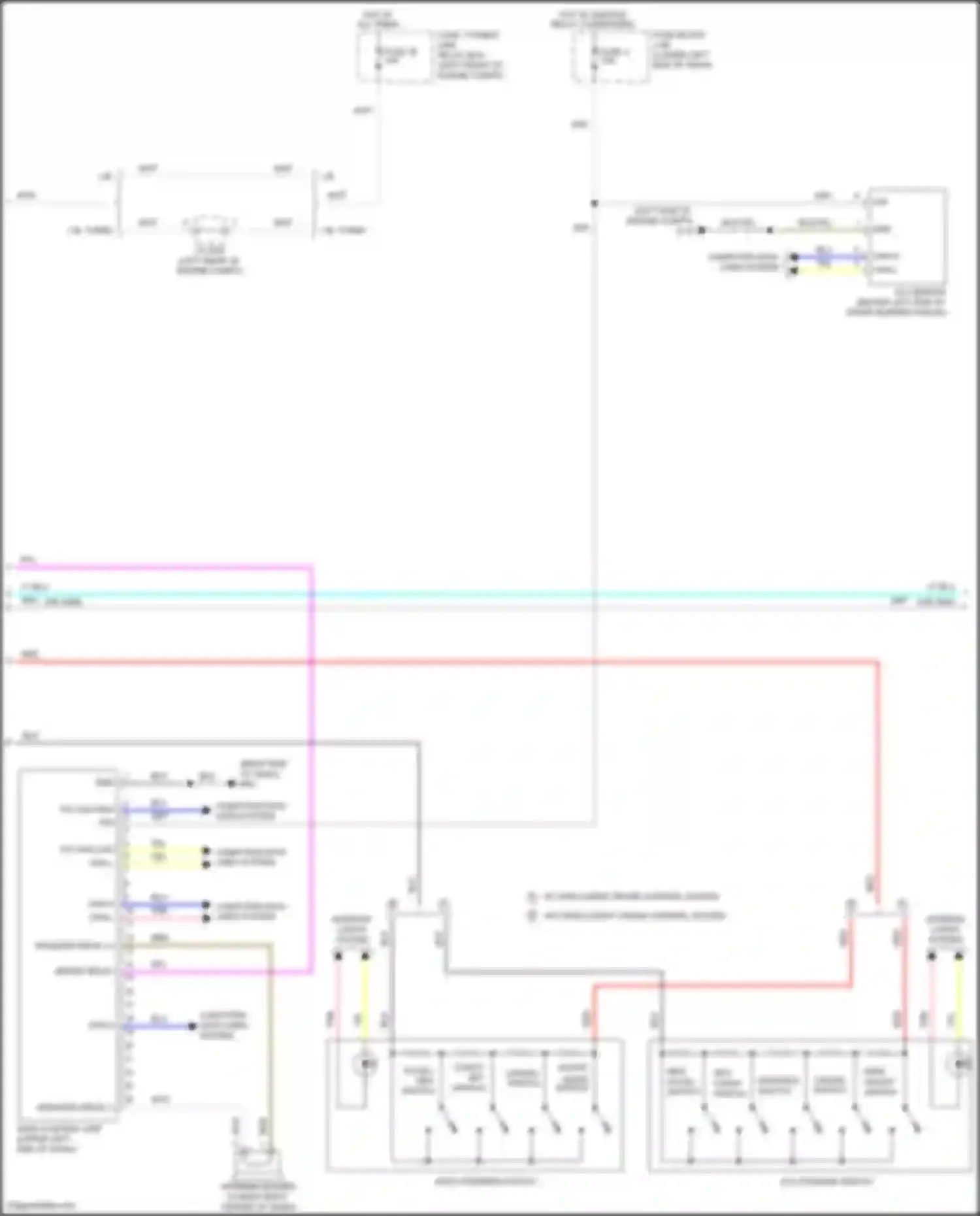 Wiring diagram coast/ set switch for Nissan Sentra B17 facelift (2015-2019) (1 of 1)