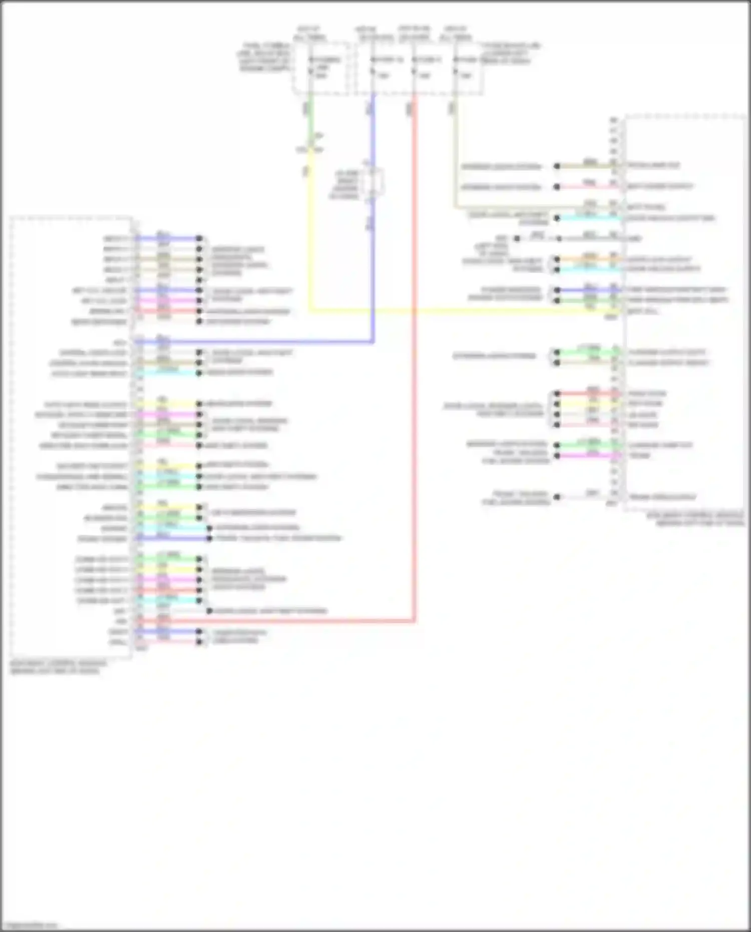 Wiring diagram computer data lines system for Nissan Sentra B17 facelift (2015-2019) (42 of 77)