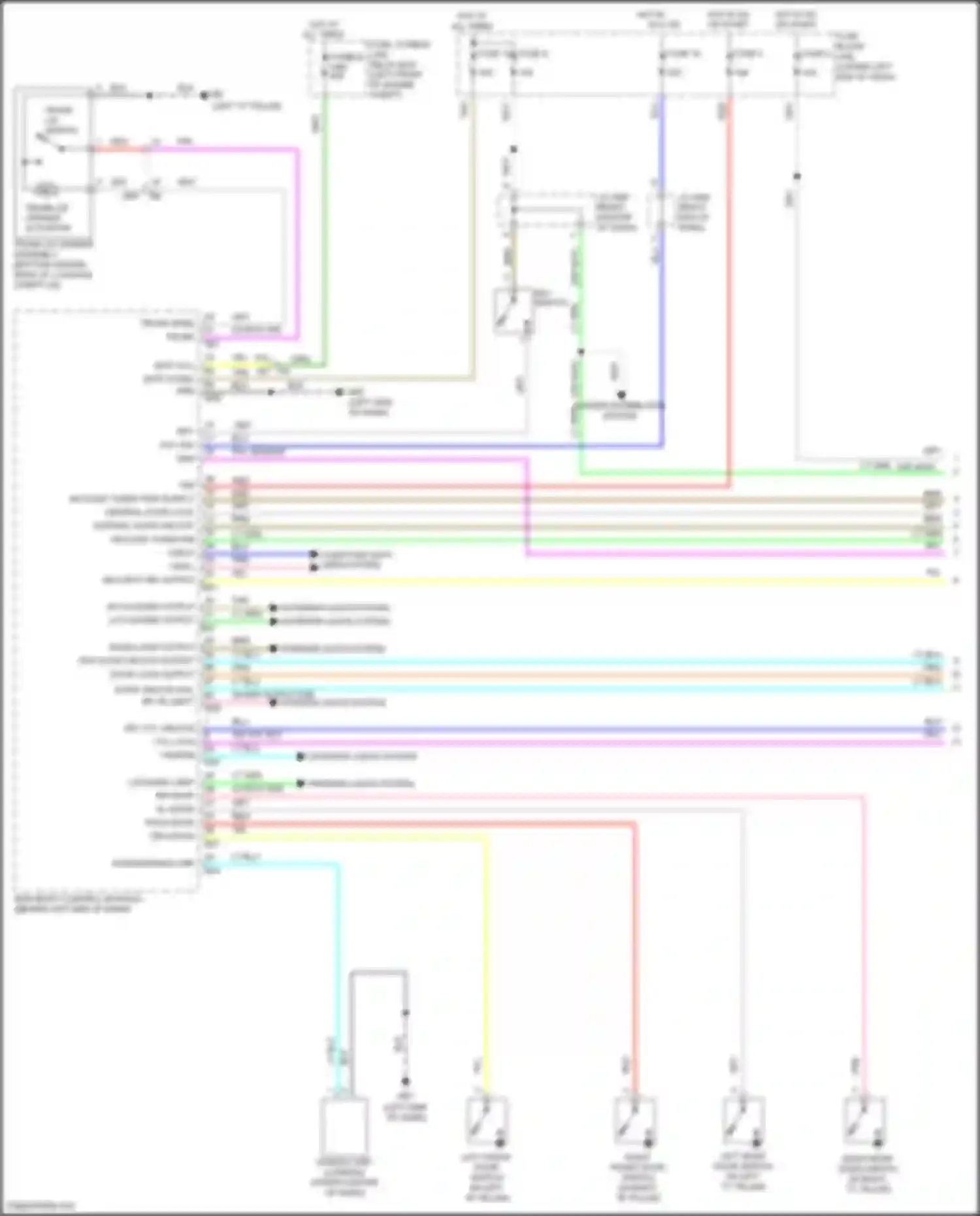 Wiring diagram computer data lines system for Nissan Sentra B17 facelift (2015-2019) (57 of 77)
