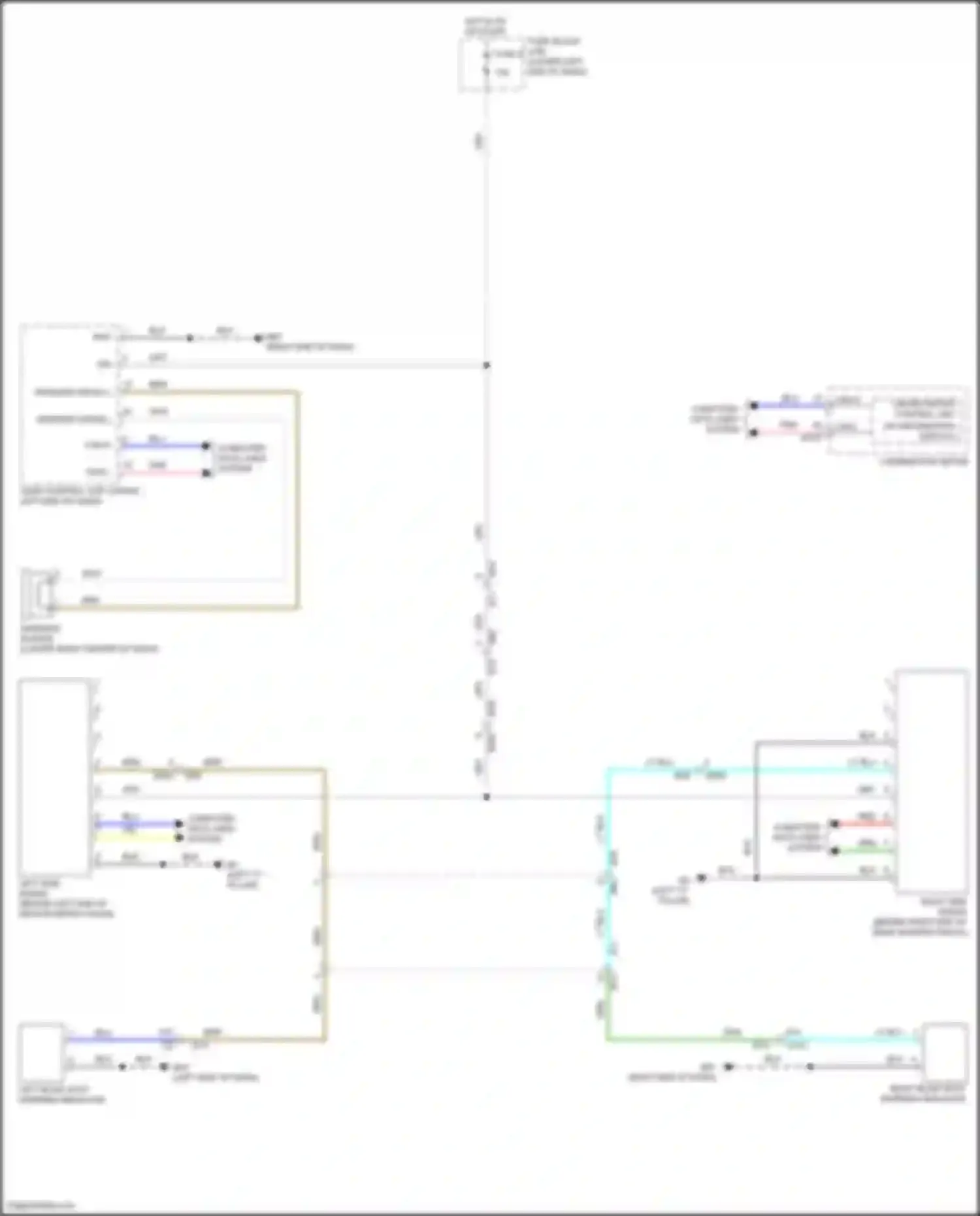 Wiring diagram computer data lines system for Nissan Sentra B17 facelift (2015-2019) (31 of 77)