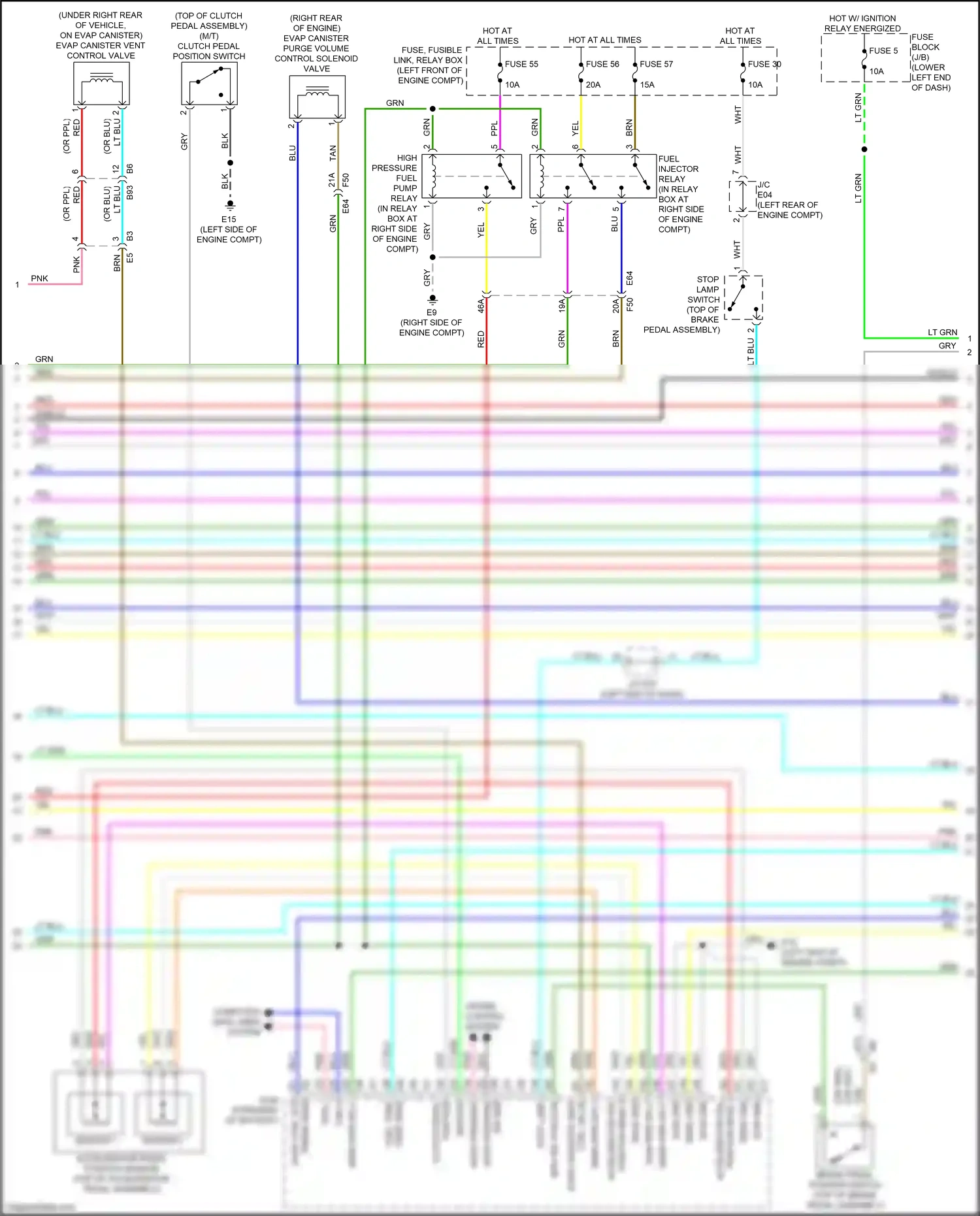 Wiring diagram ctrl valve for Nissan Sentra B17 facelift (2015-2019) (1 of 1)